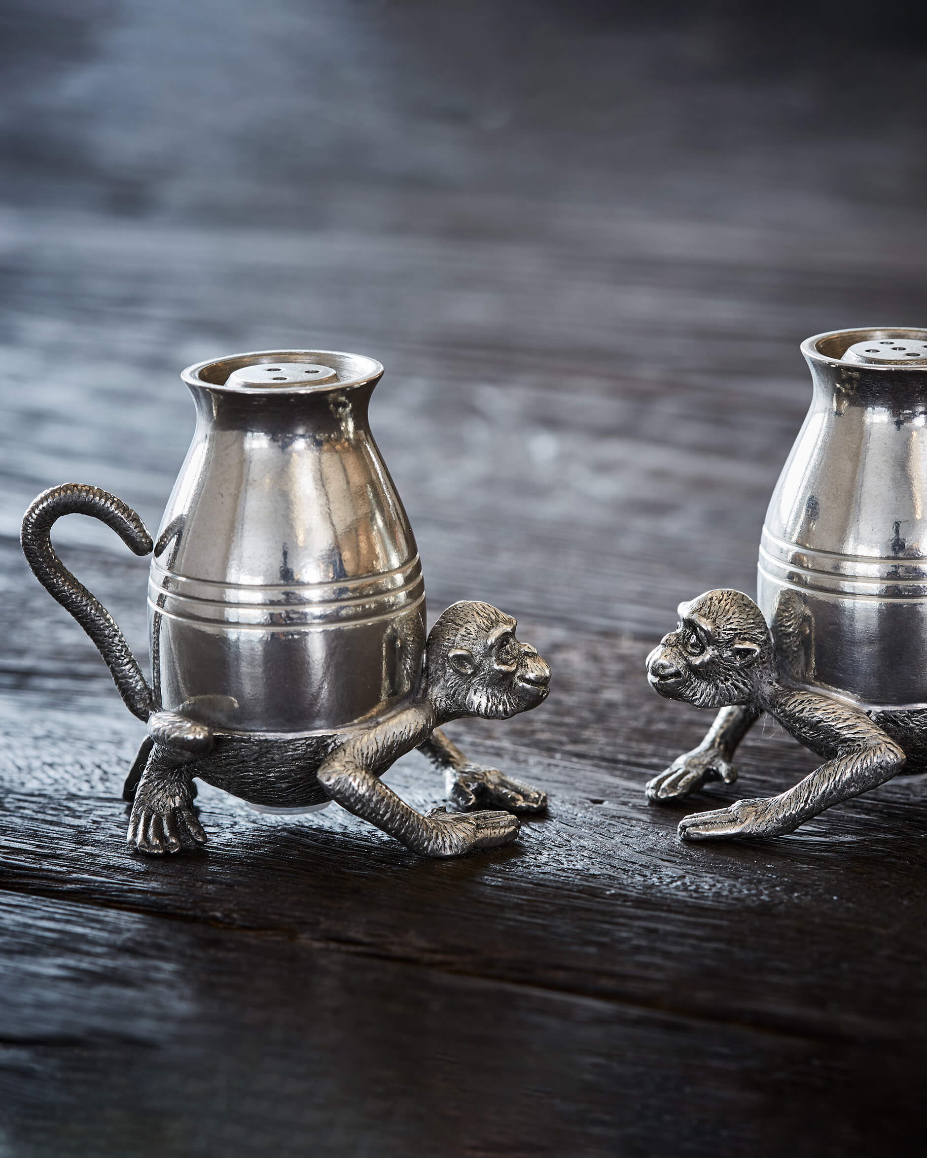 Salt- og pepperbøsser Aper Tinn