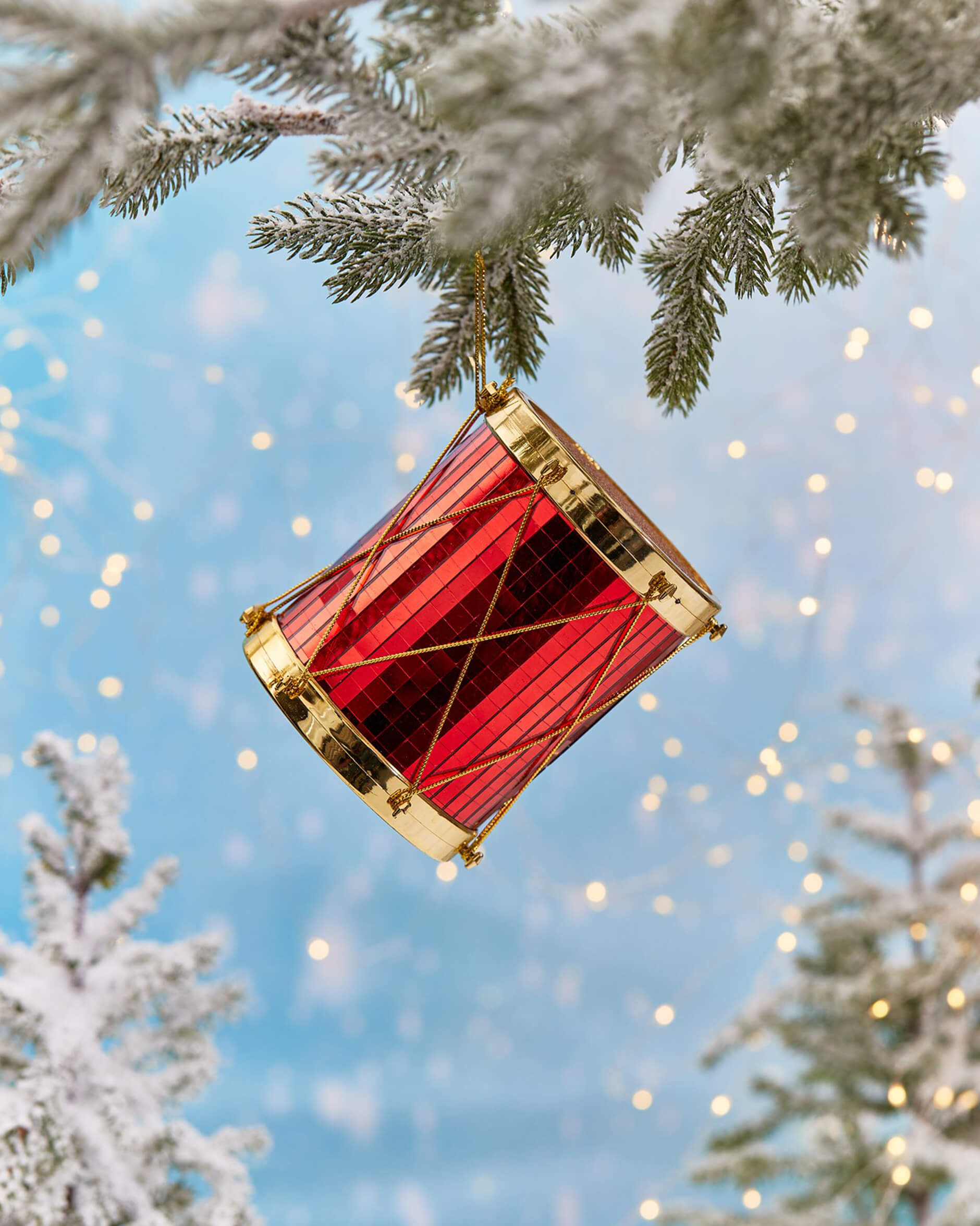 Kuusenkoriste Frans-rumpu, punainen