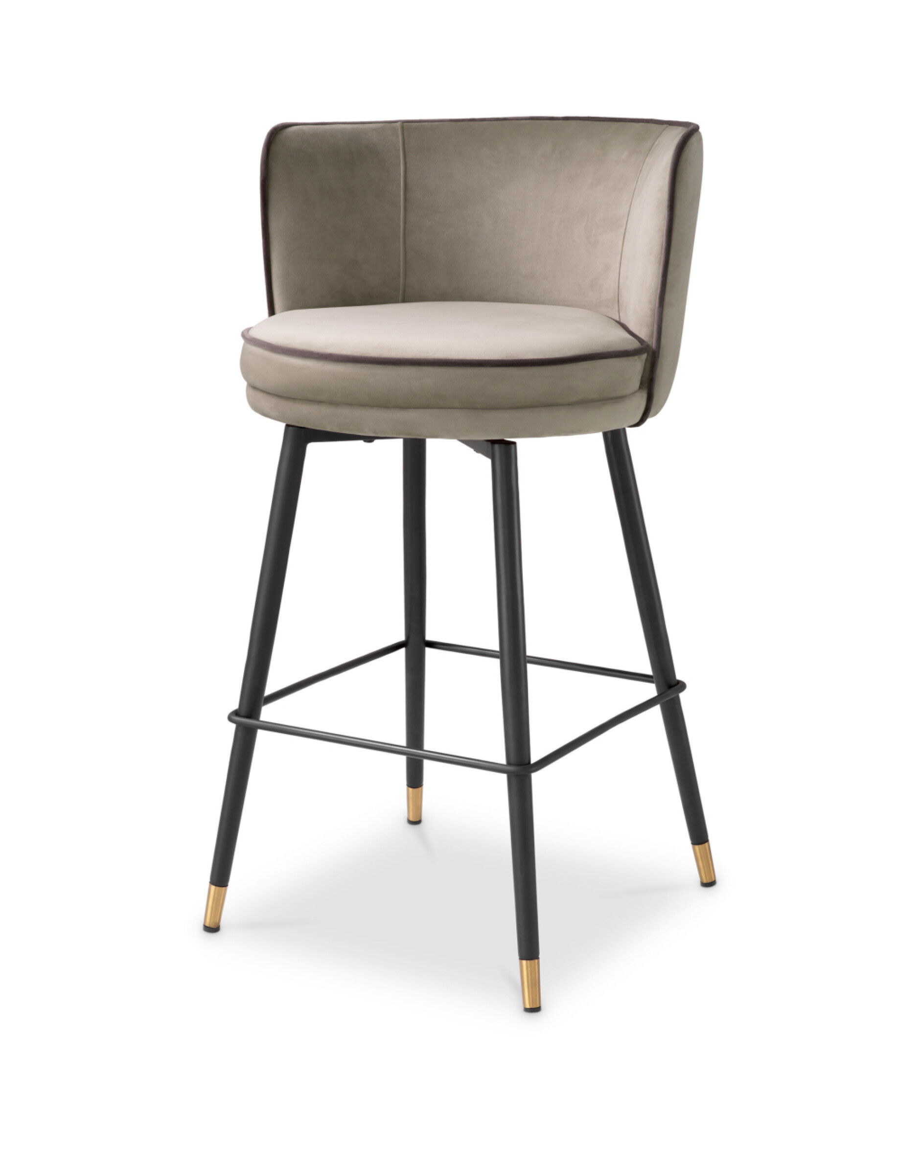 Grenada barstol savona greige velvet