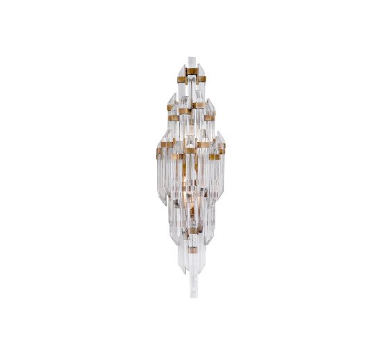 null - Adele Small Sconce Antique Brass