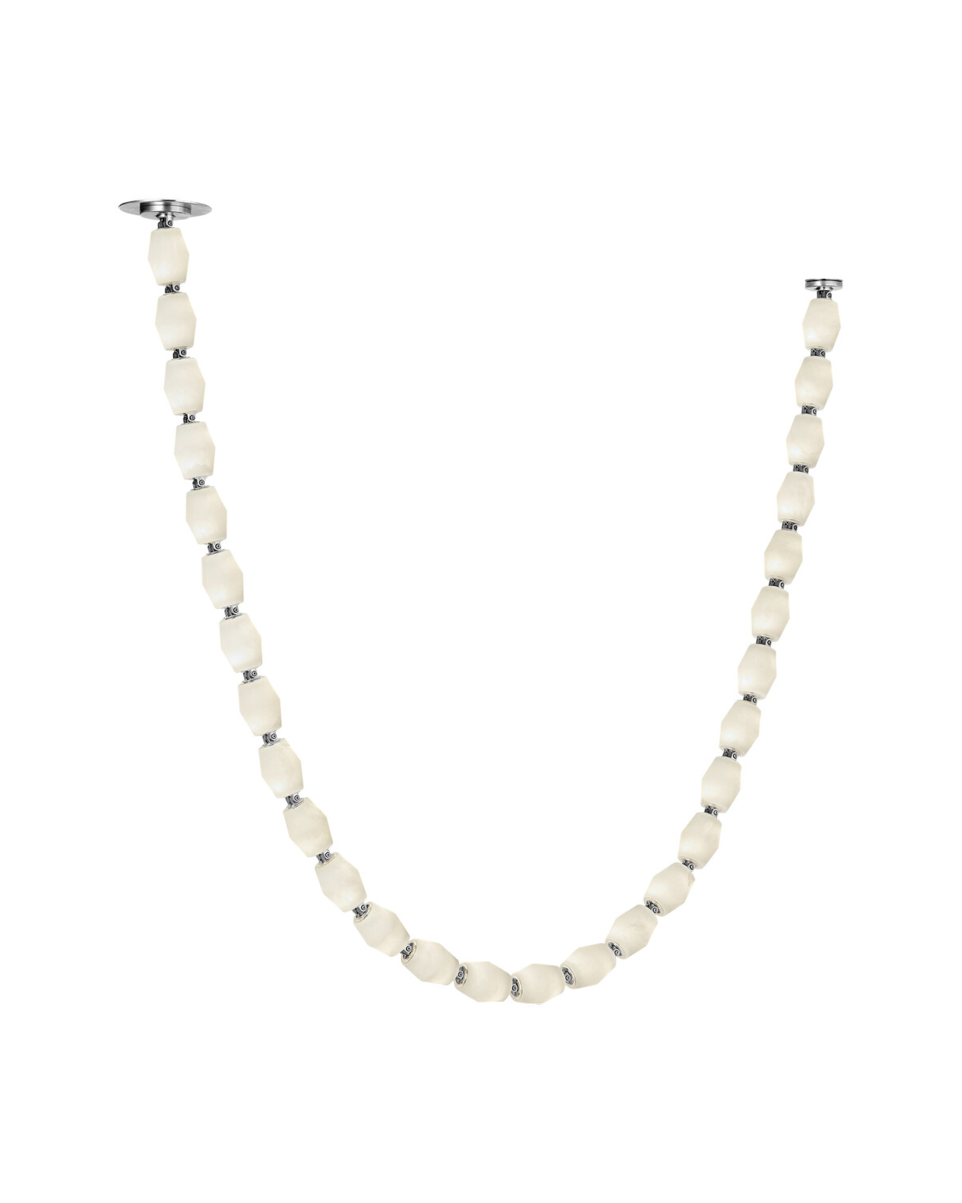 Collier Alabaster 84 Chandelier Polished Nickel 2700K