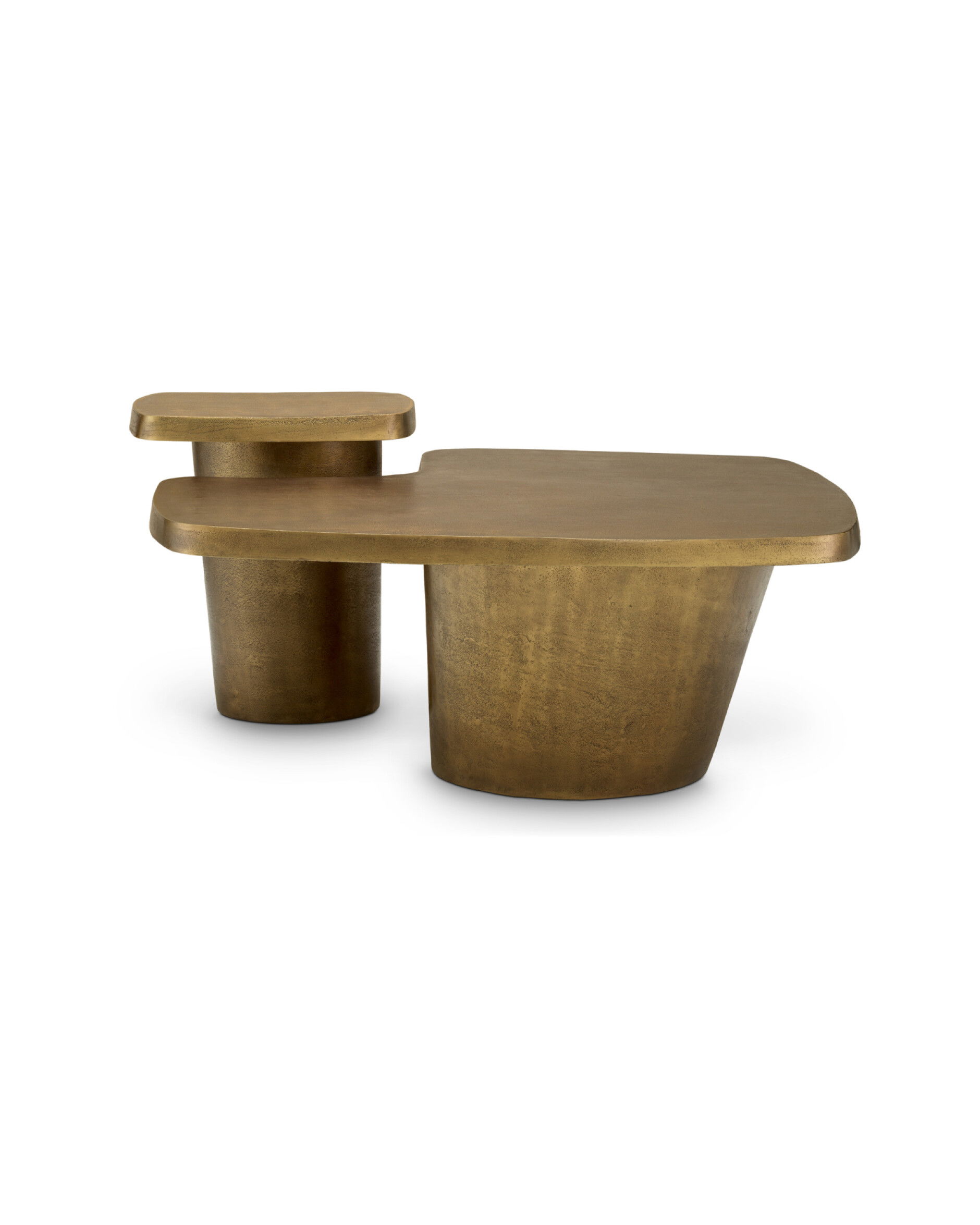 Pierro Coffee Table Vintage Brass Set of 2
