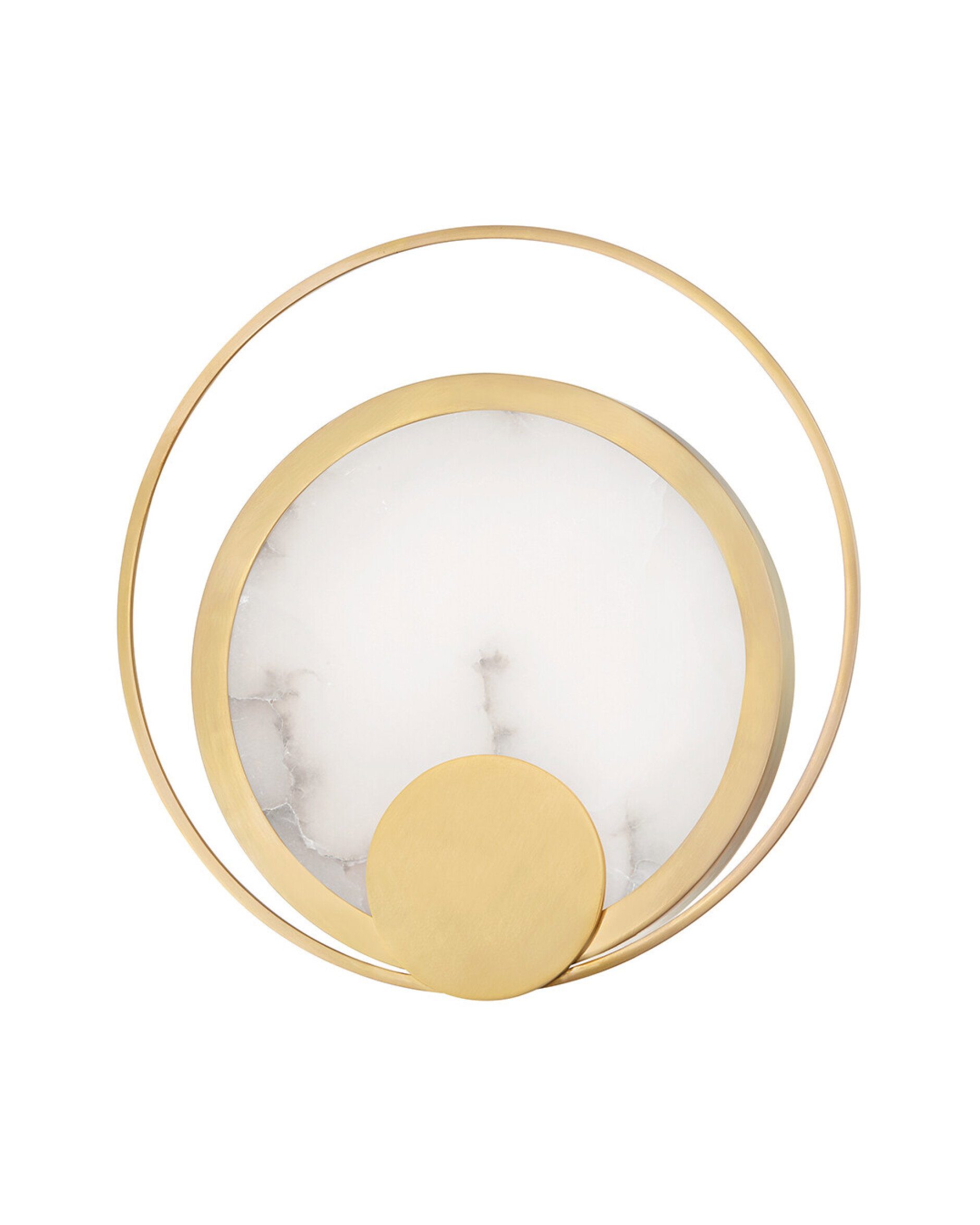 Coil Wall Sconce Aged Brass