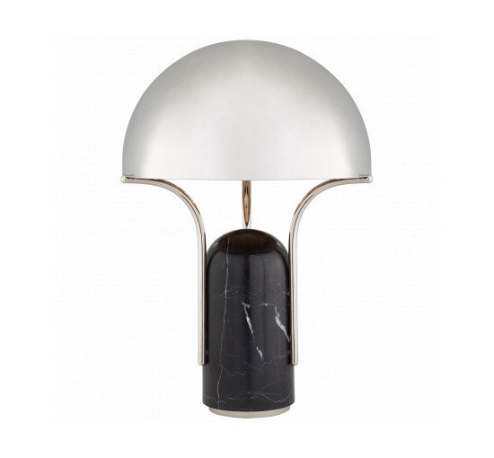 Black - Affinity Medium Dome Table Lamp Black