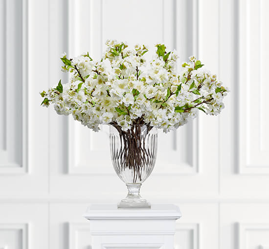 Hvid - Cherry Blossom Branch White