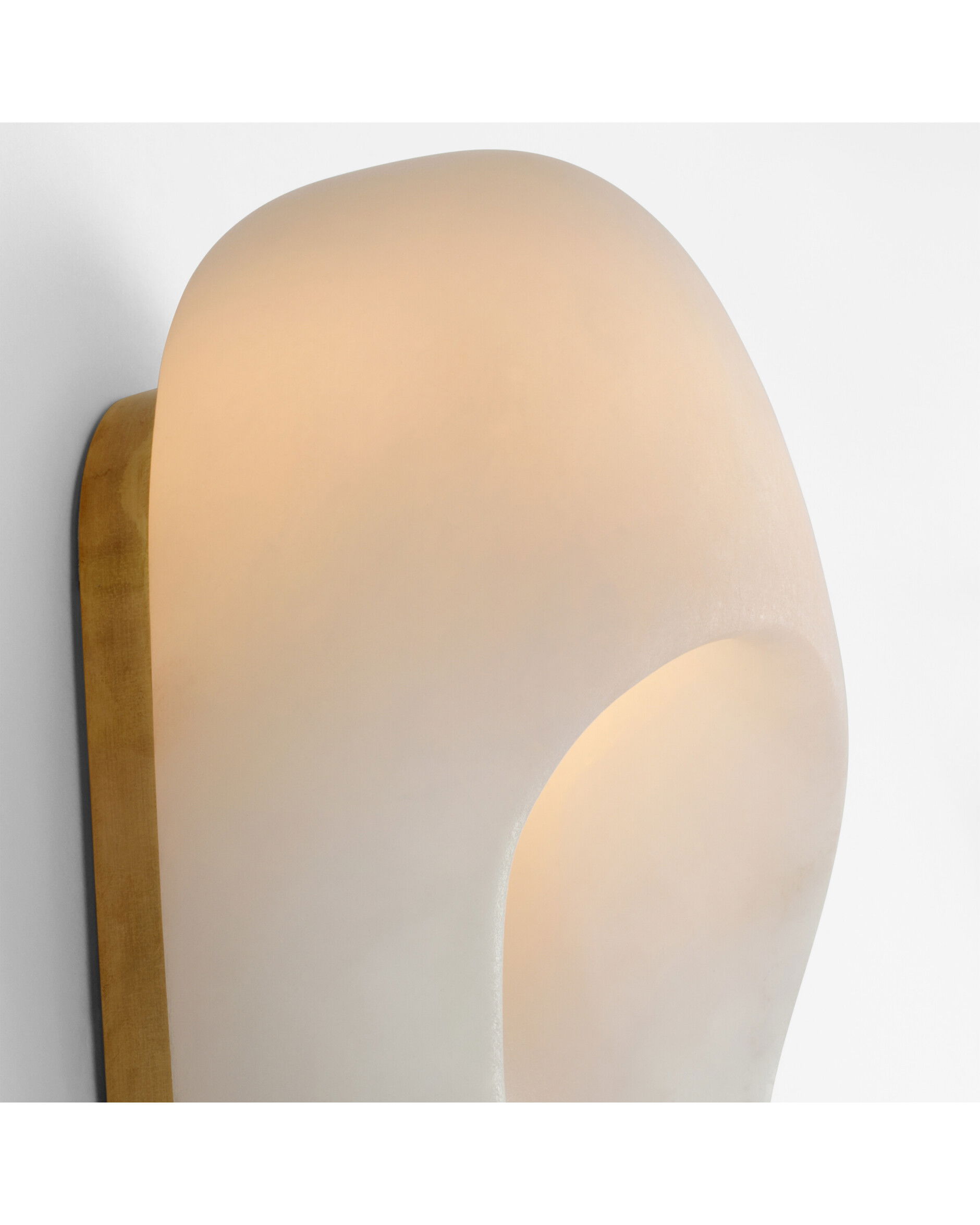 Esculpa 18" vägglampa alabaster