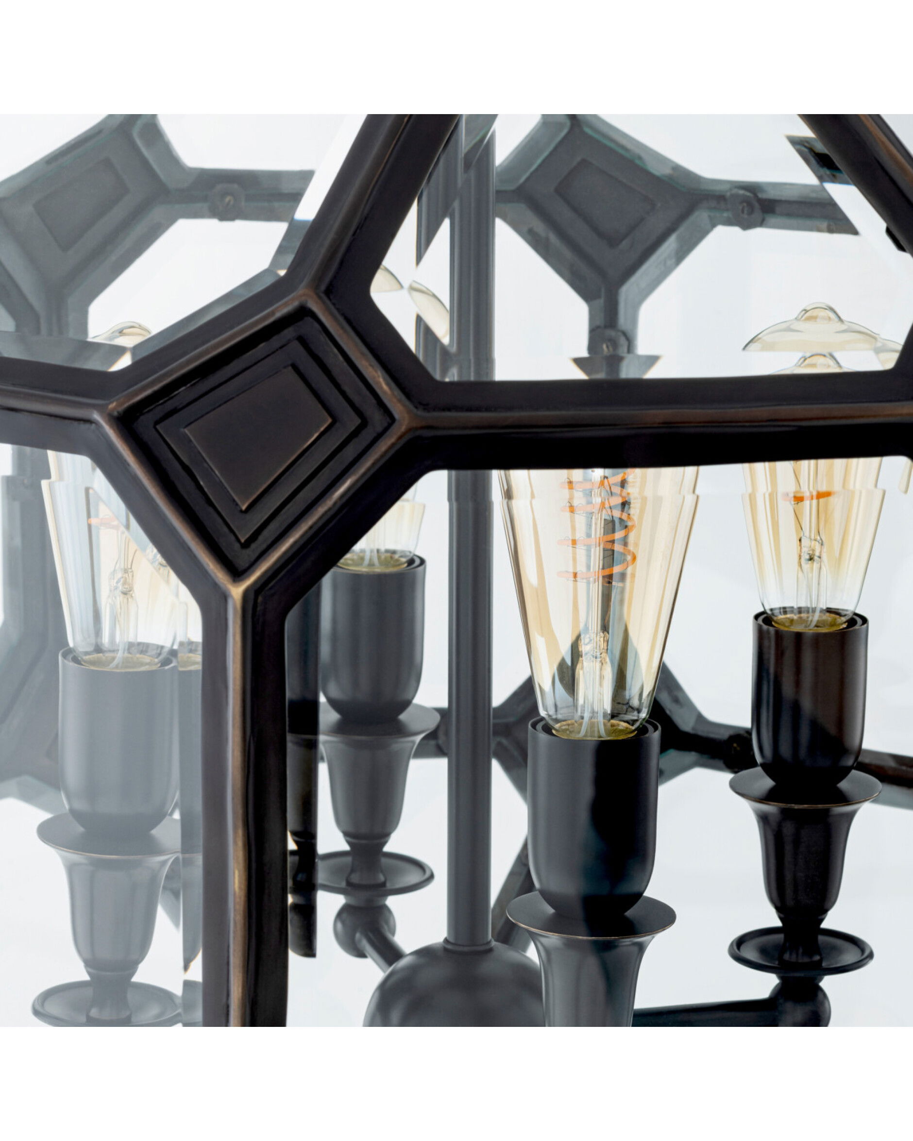 Olympia plafondlamp brons