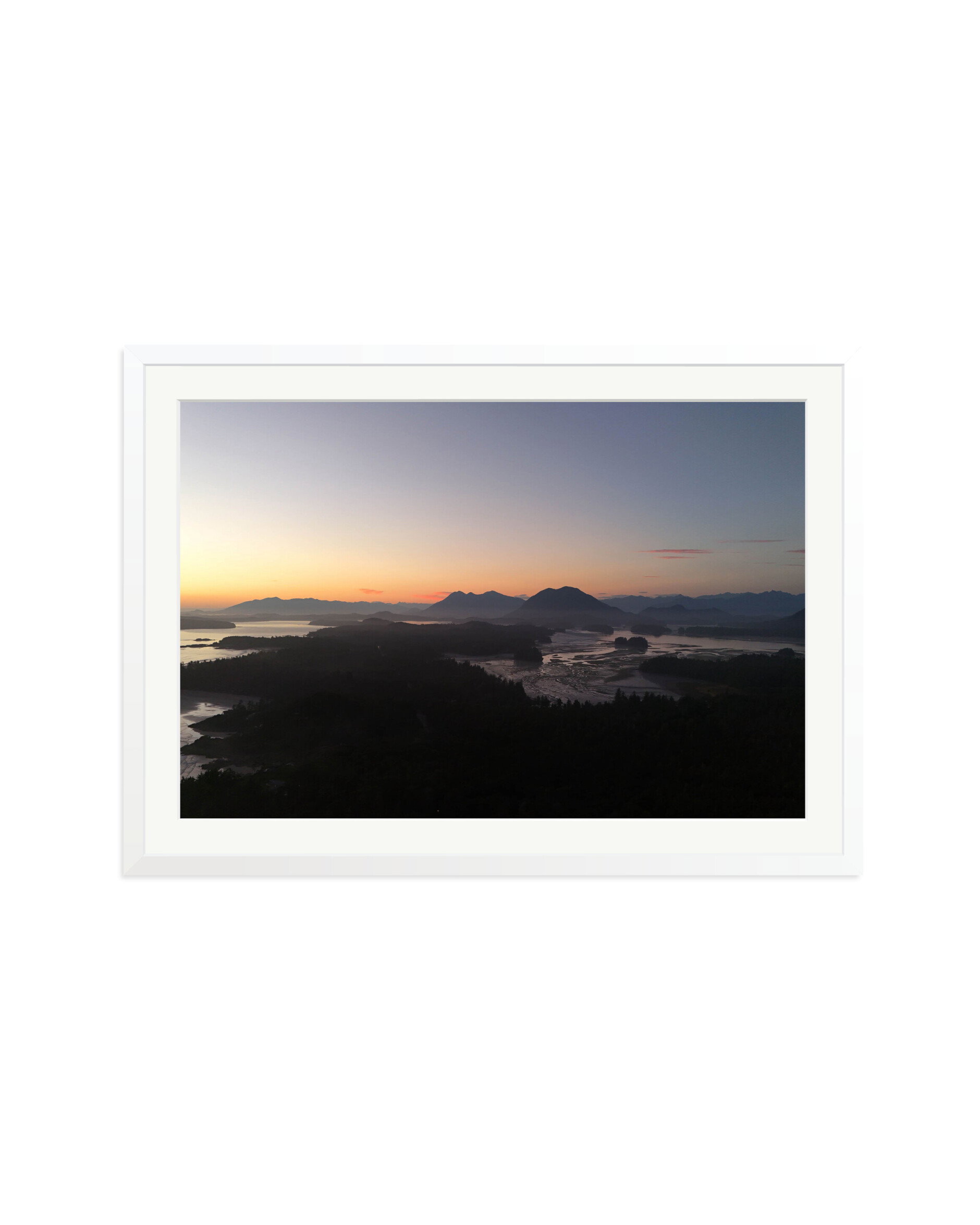 Inlets at last light White / XXL