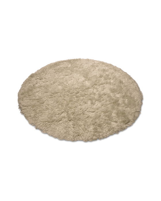 cloudy matta rund beige