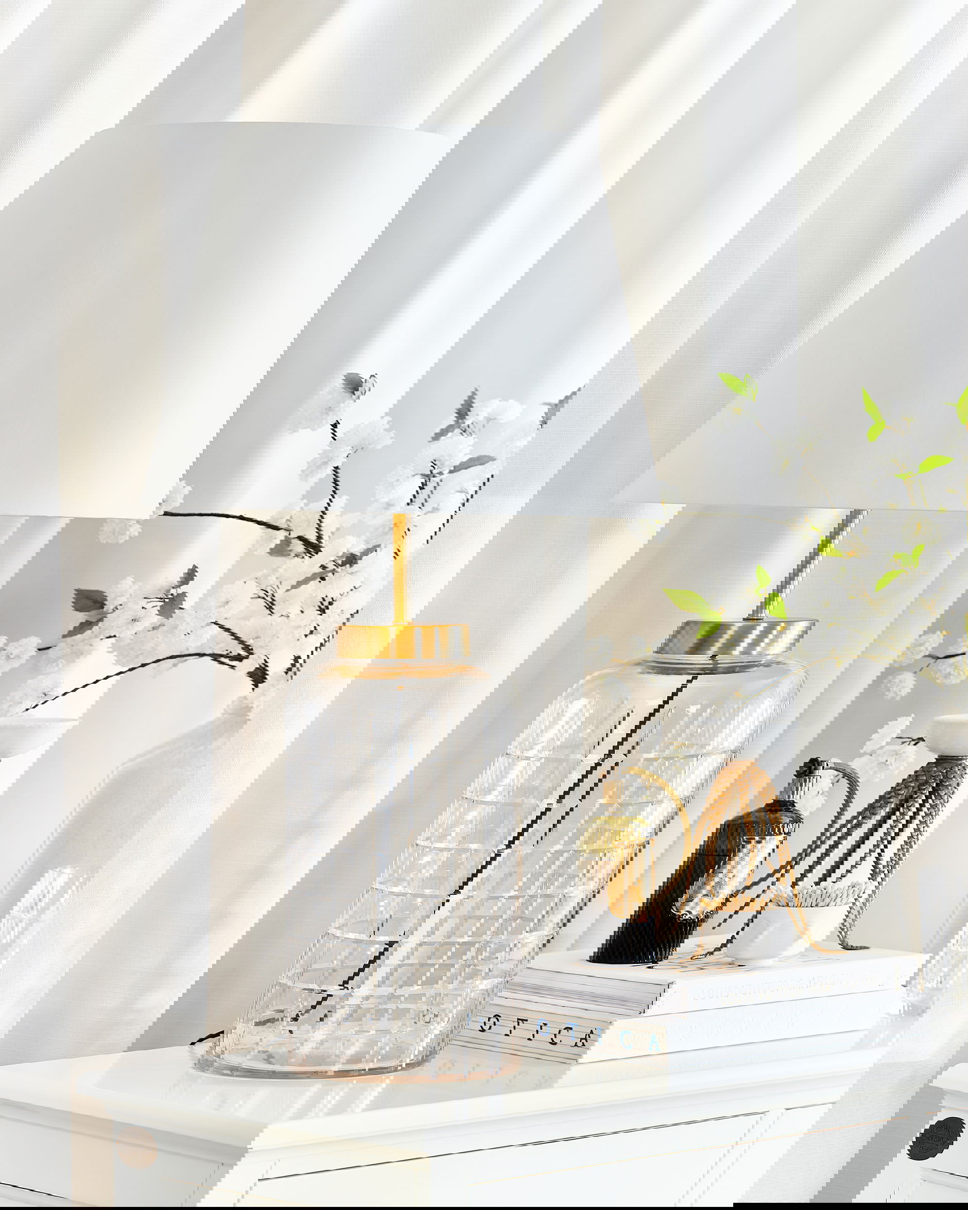 Clark bordslampa kristallin