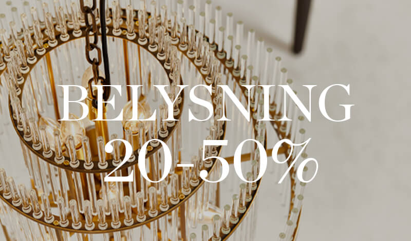 Belysning 20-50%