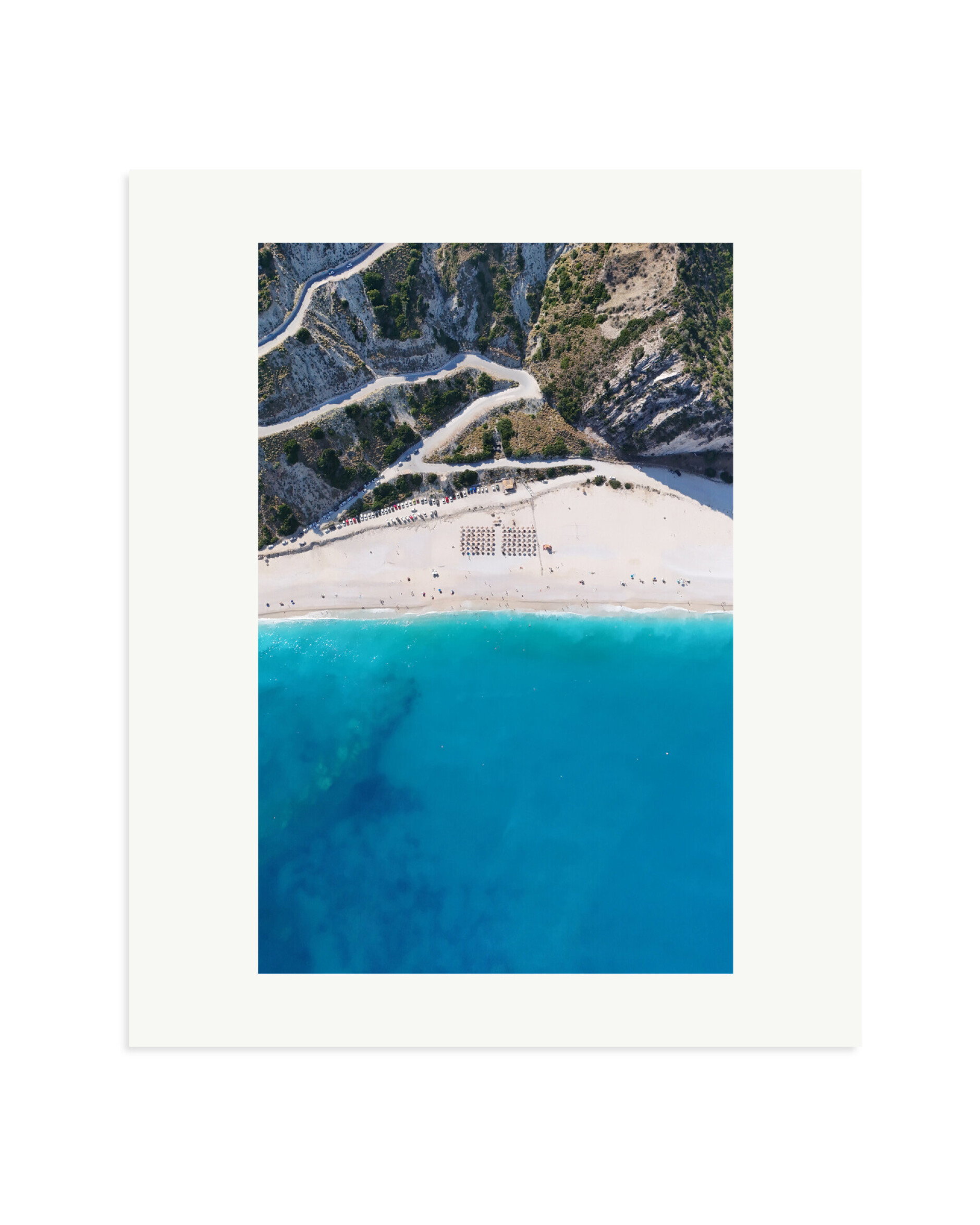 Myrtos Beach Print Only / Large
