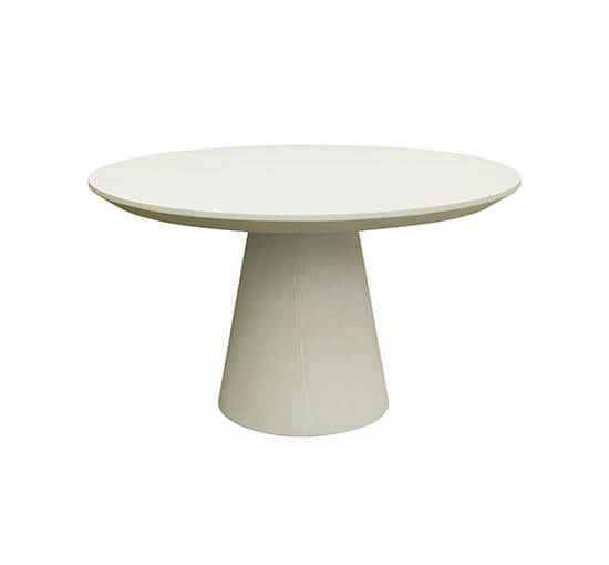 null - Cloud Dining Table Round Ivory Mist