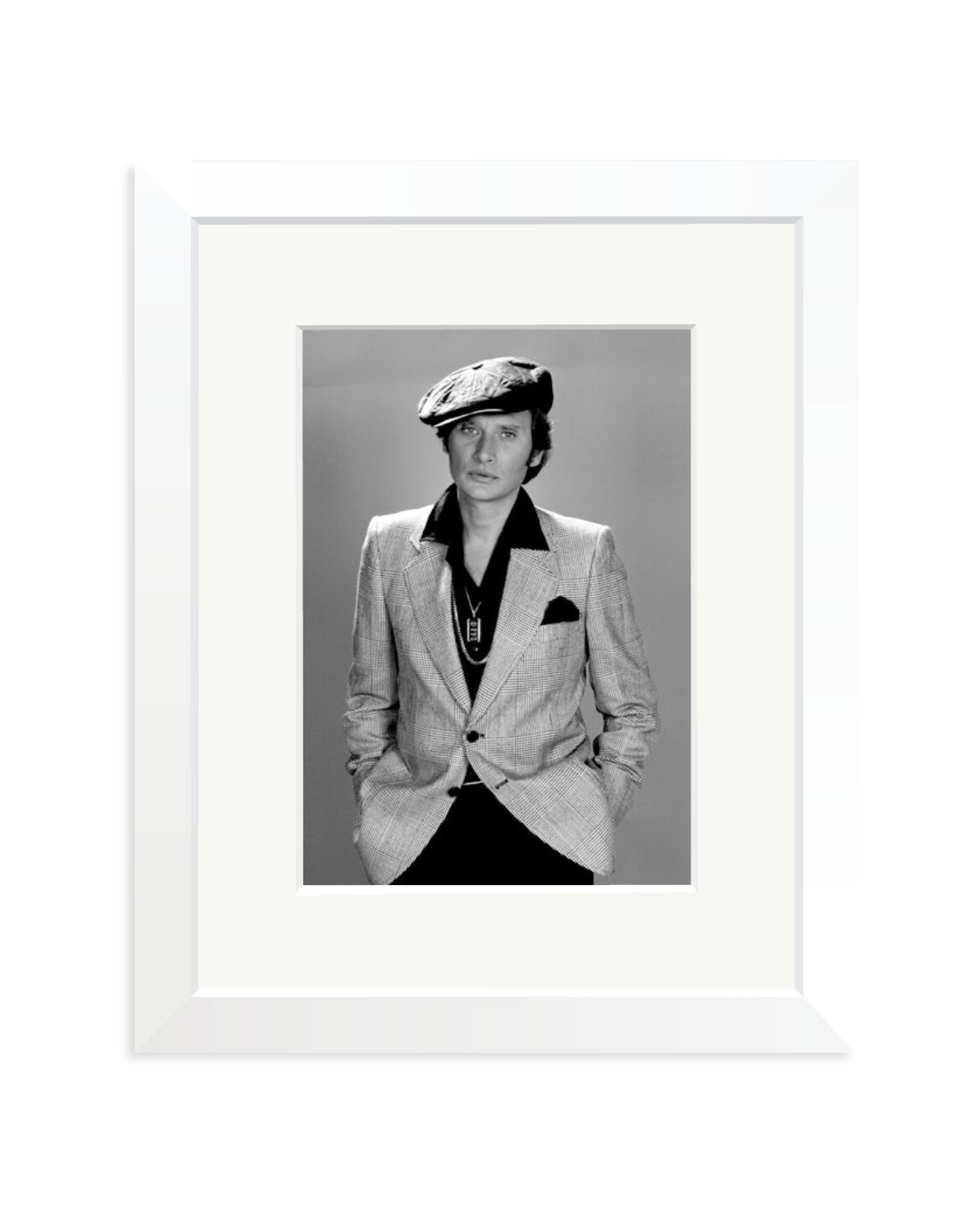 Johnny Hallyday, 1976 White / Small