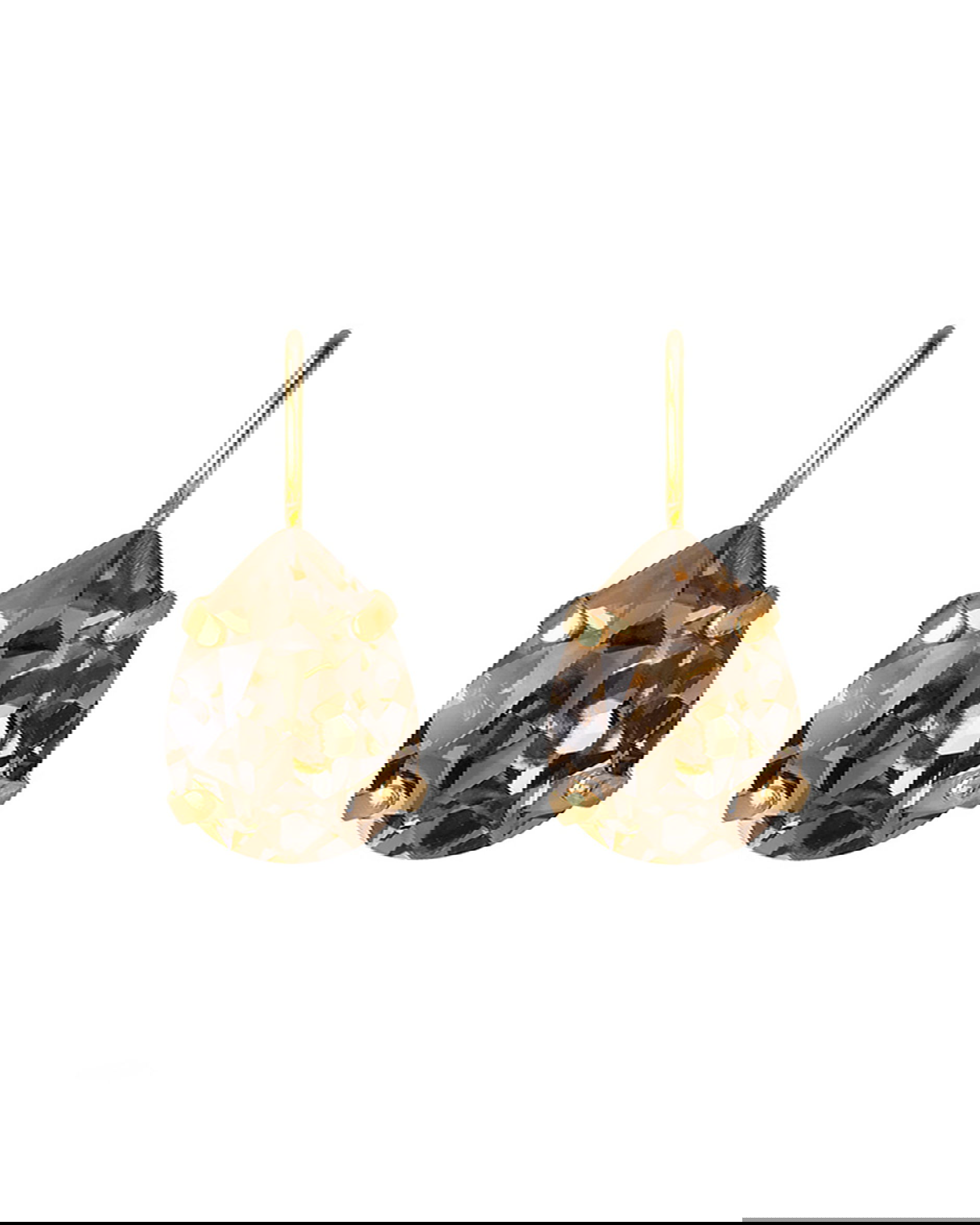 Mini Drop Clasp örhängen greige