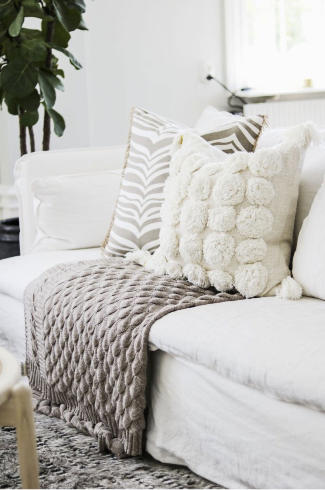 Gems pläd simply taupe