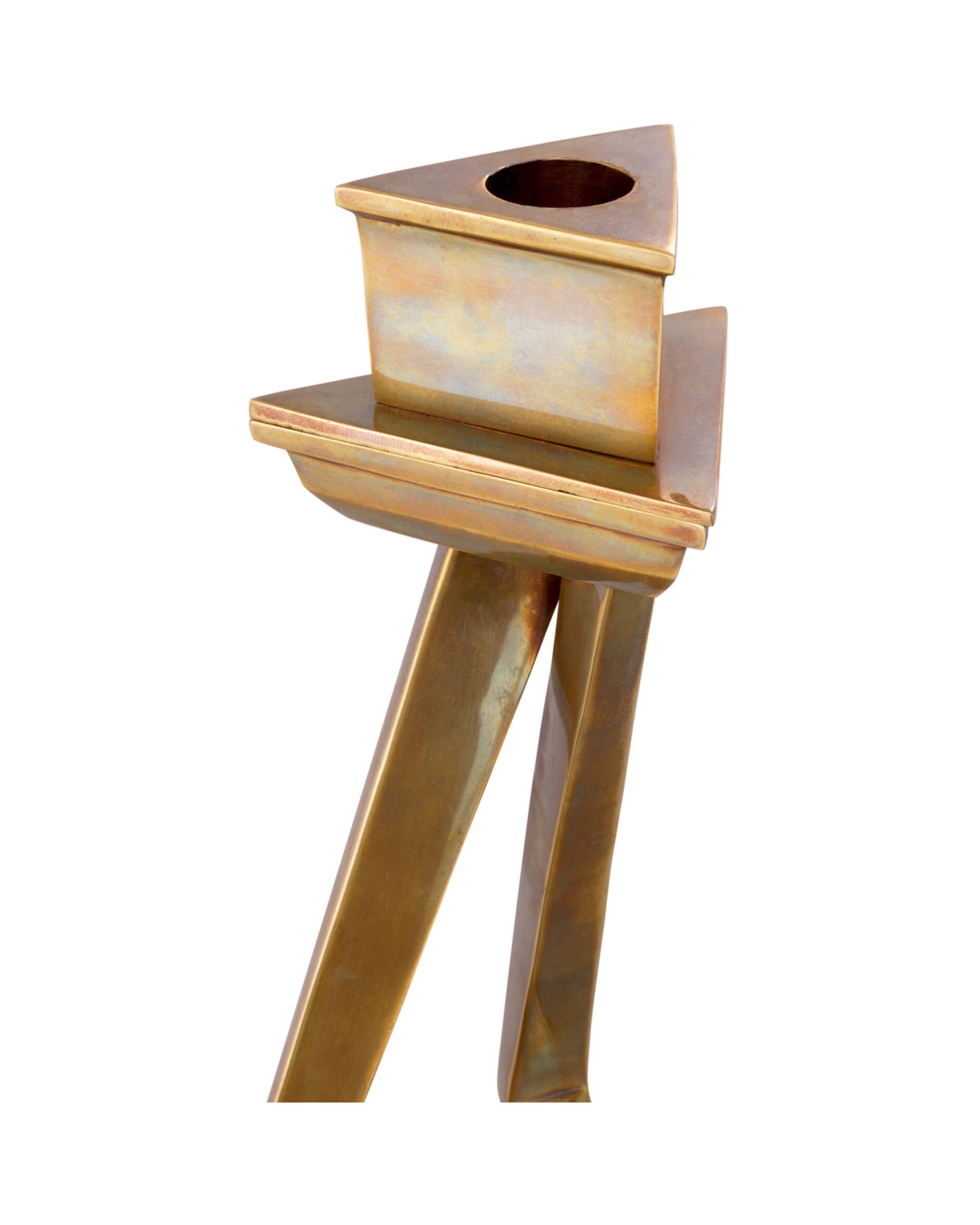 Fiesole ljusstake antik mässing