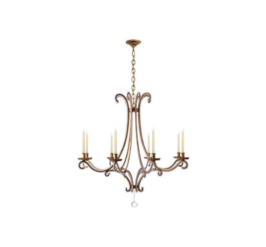 null - Oslo Large Chandelier Gilded Iron