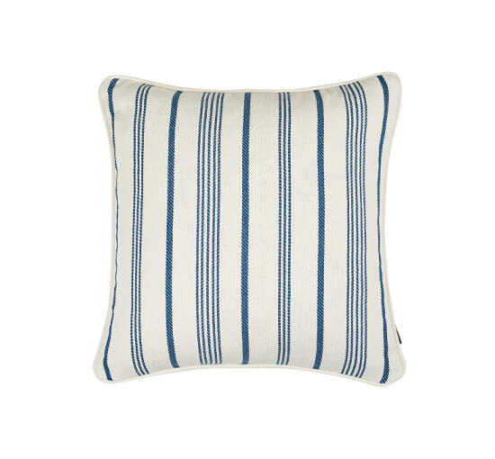 Blau - Glenda Cushion Cover Blue/White