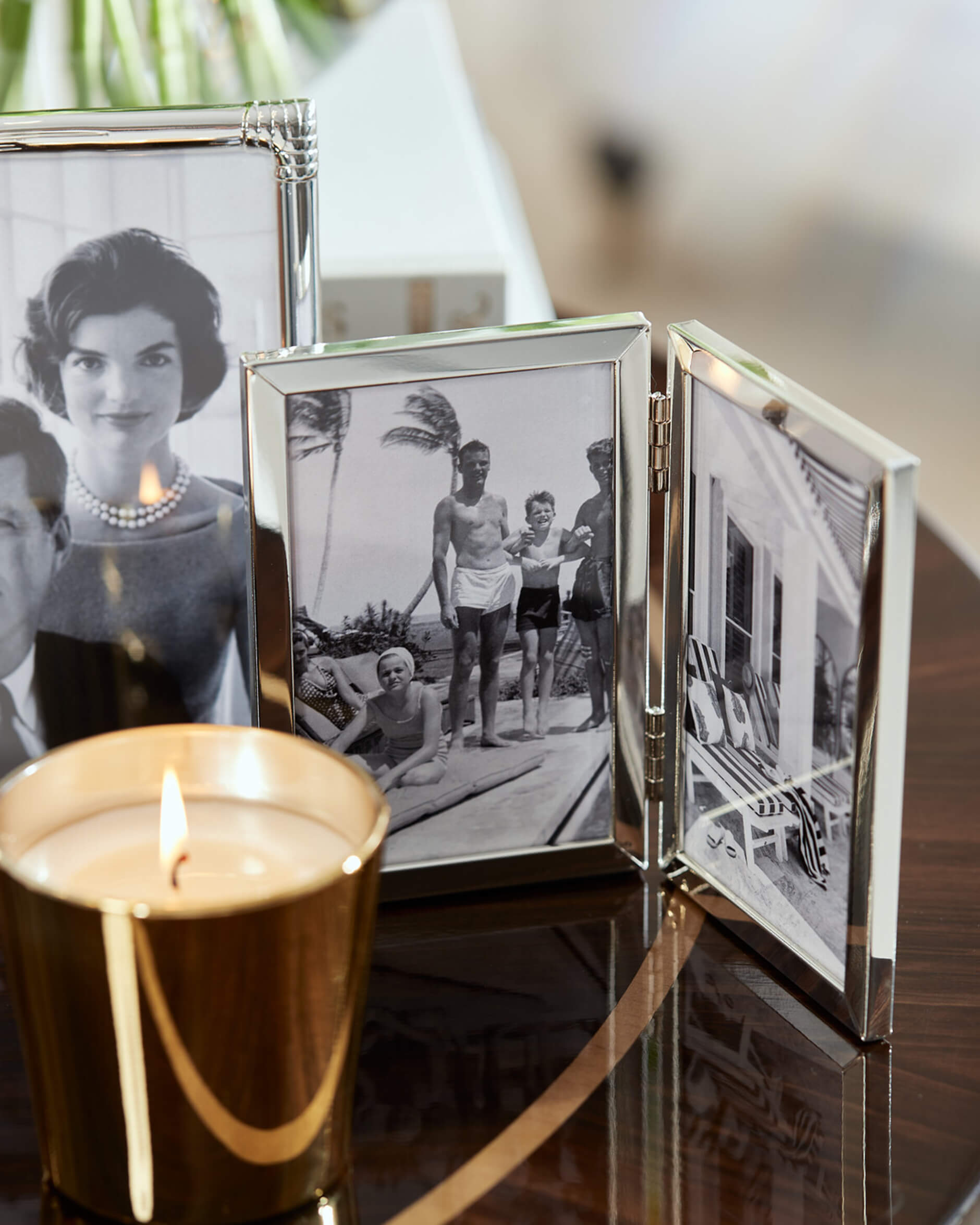 Greta Bilderrahmen silber doppelt