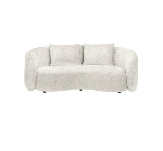 2-sits - Dome loveseat story cream