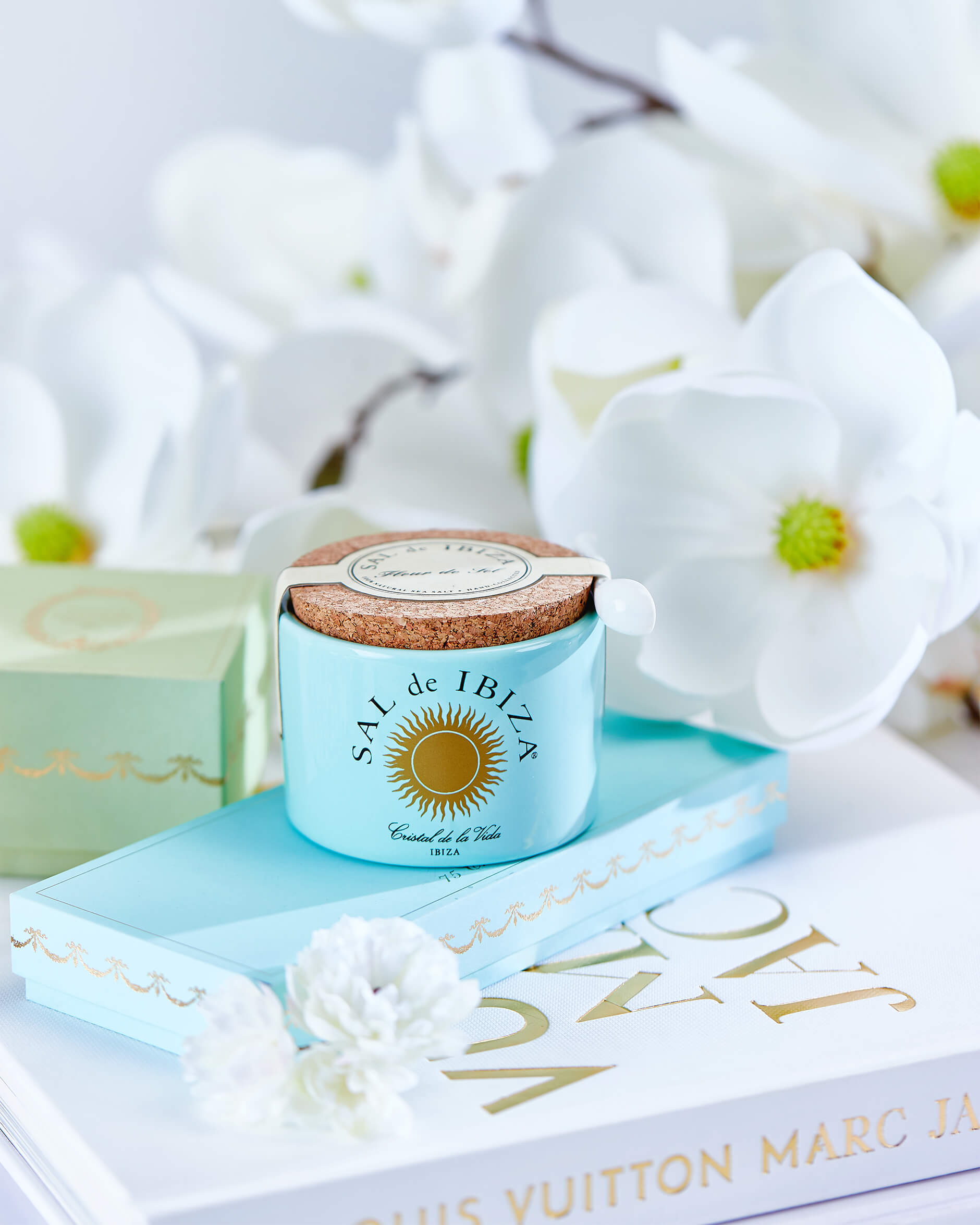 Fleur de Sel havssalt i keramikask