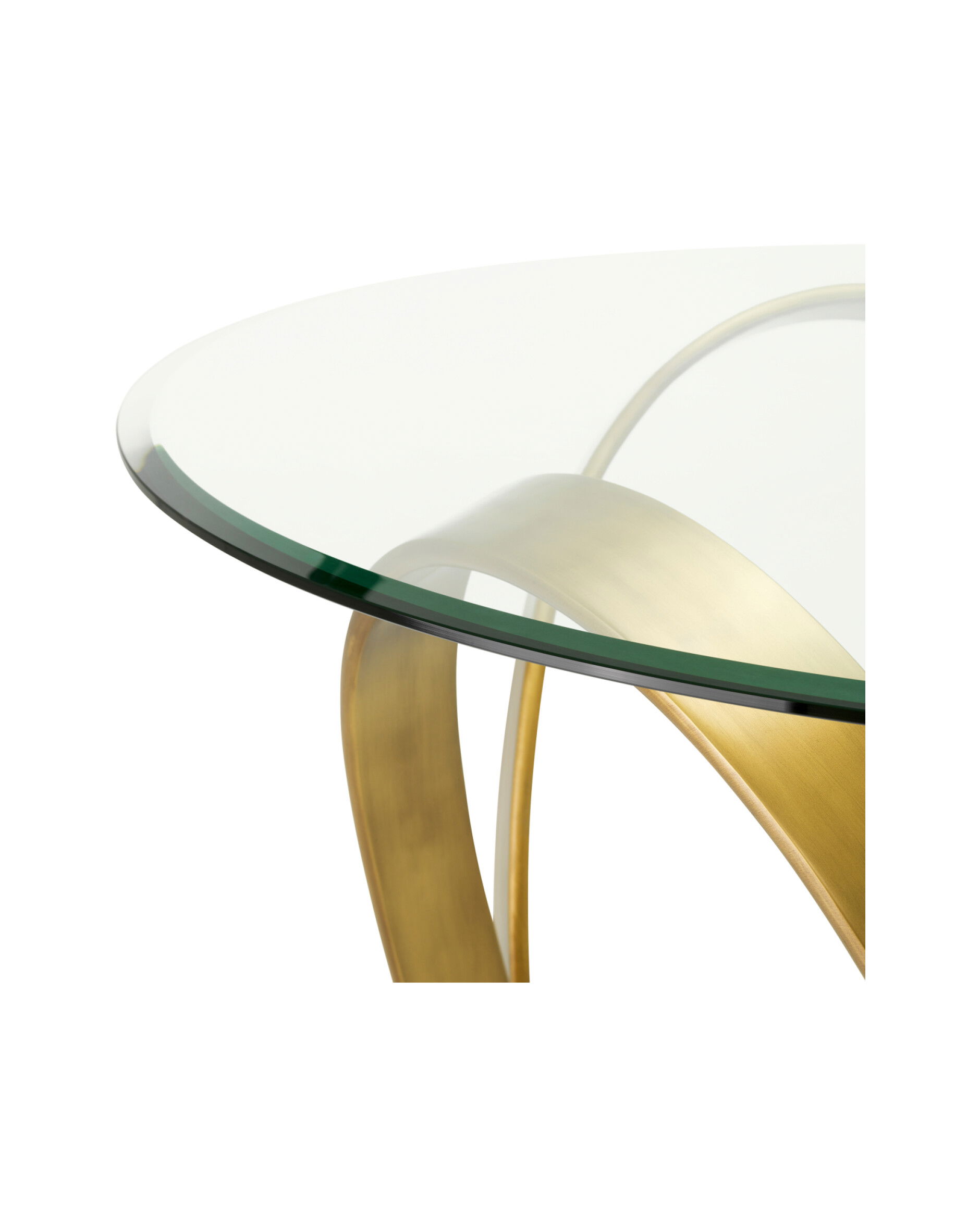 Soquel Dining Table Vintage Brass