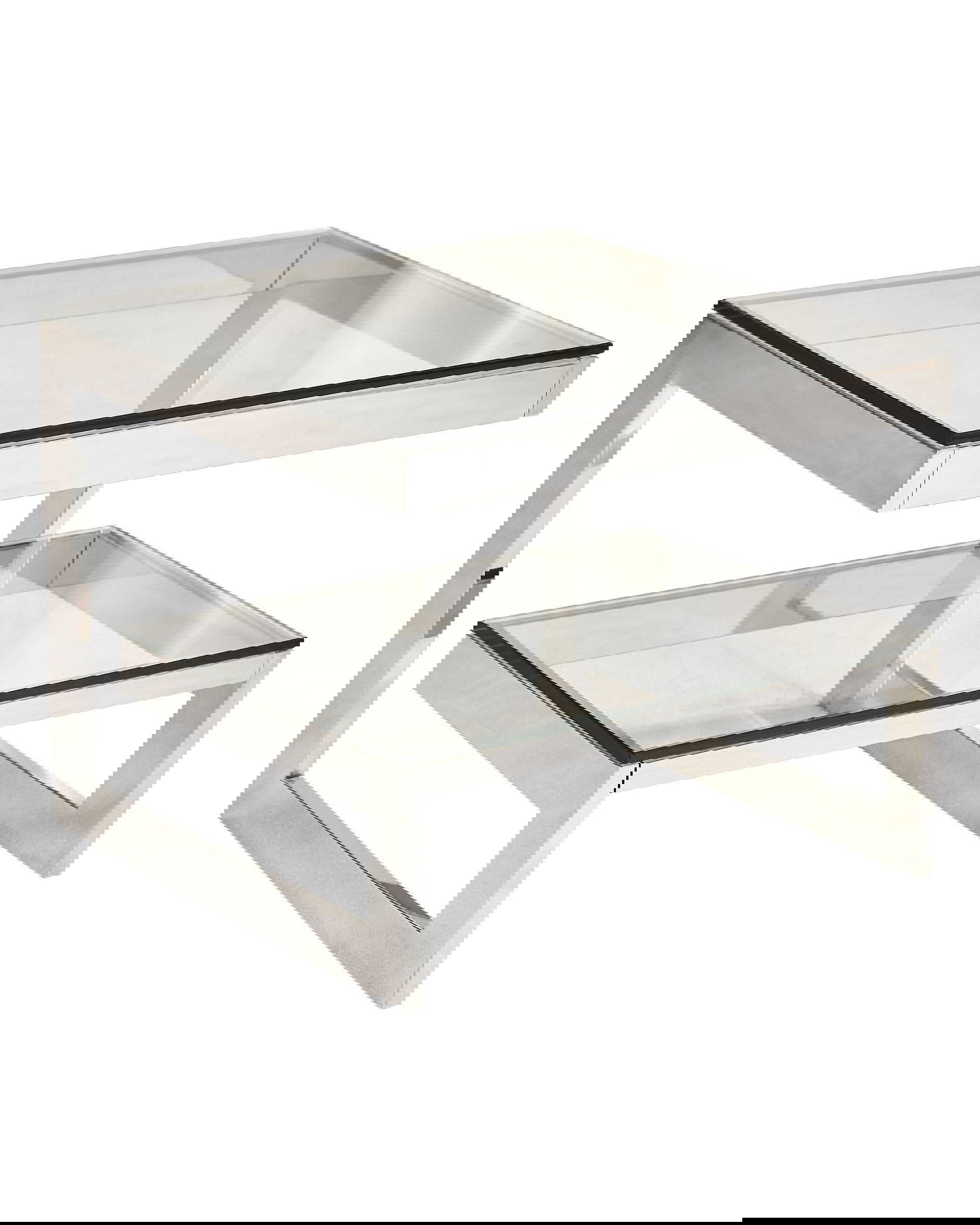 Gamma sidobord silver OUTLET