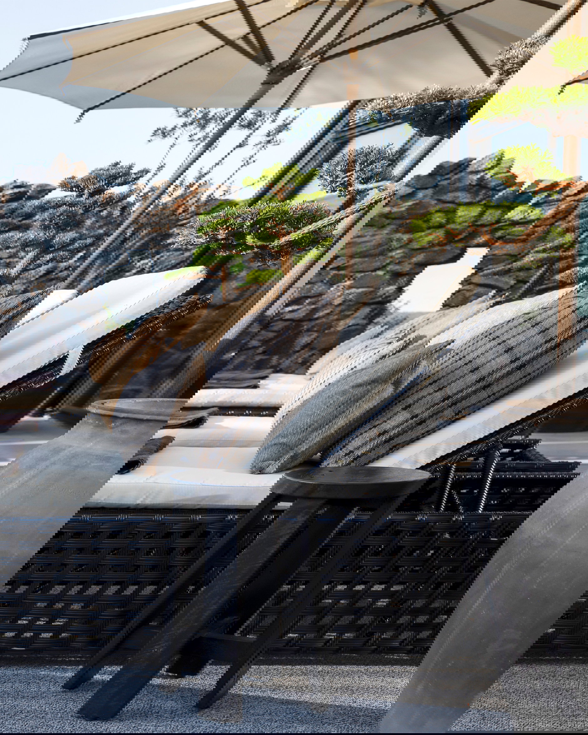 Orlando zonnebed zwart