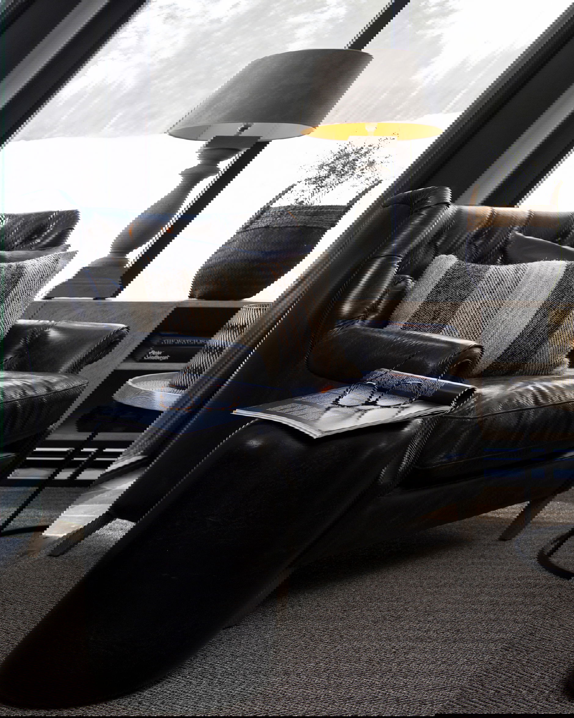 Davao förvaringskorgar svart 2-set