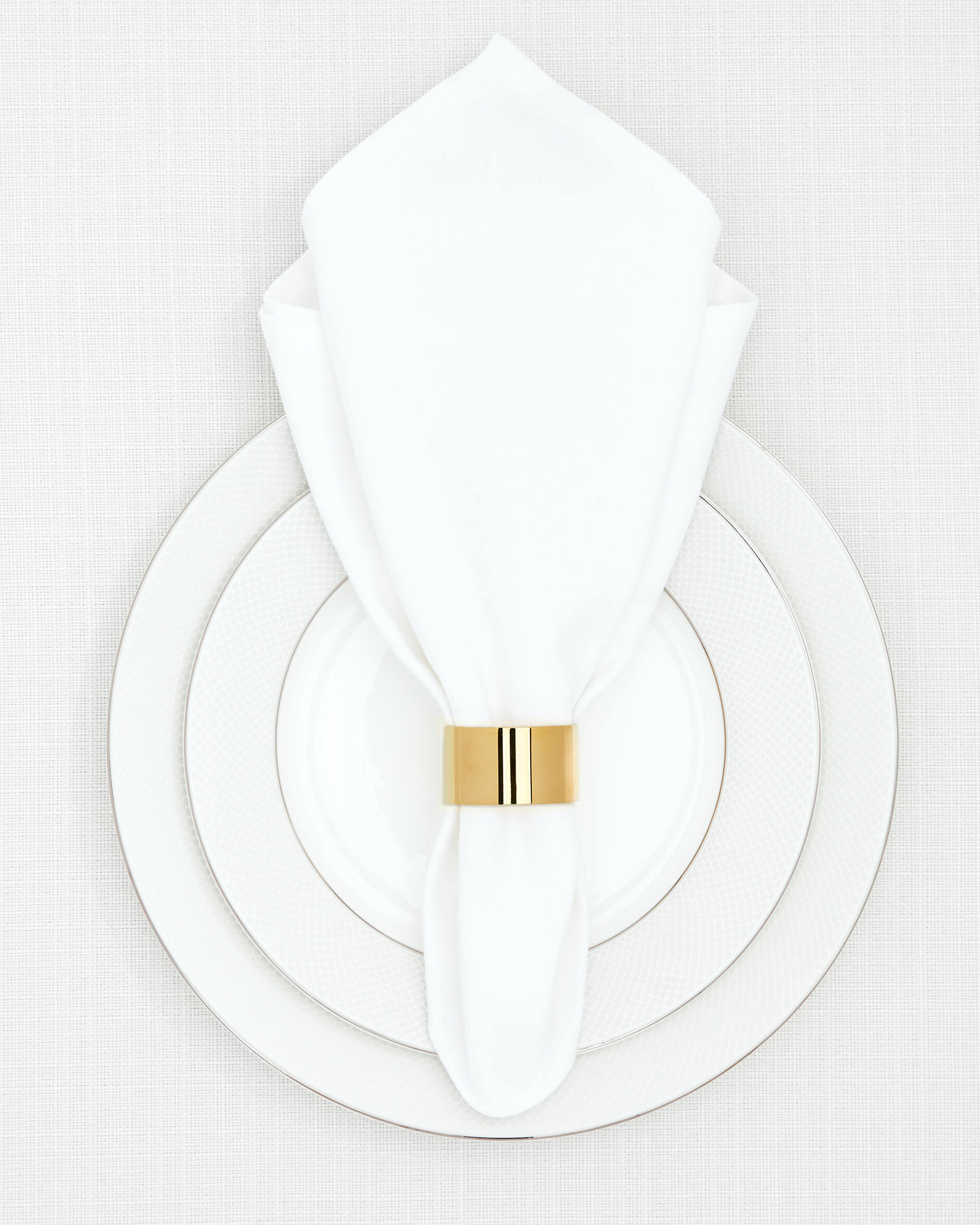 Servettring mässing 2-pack