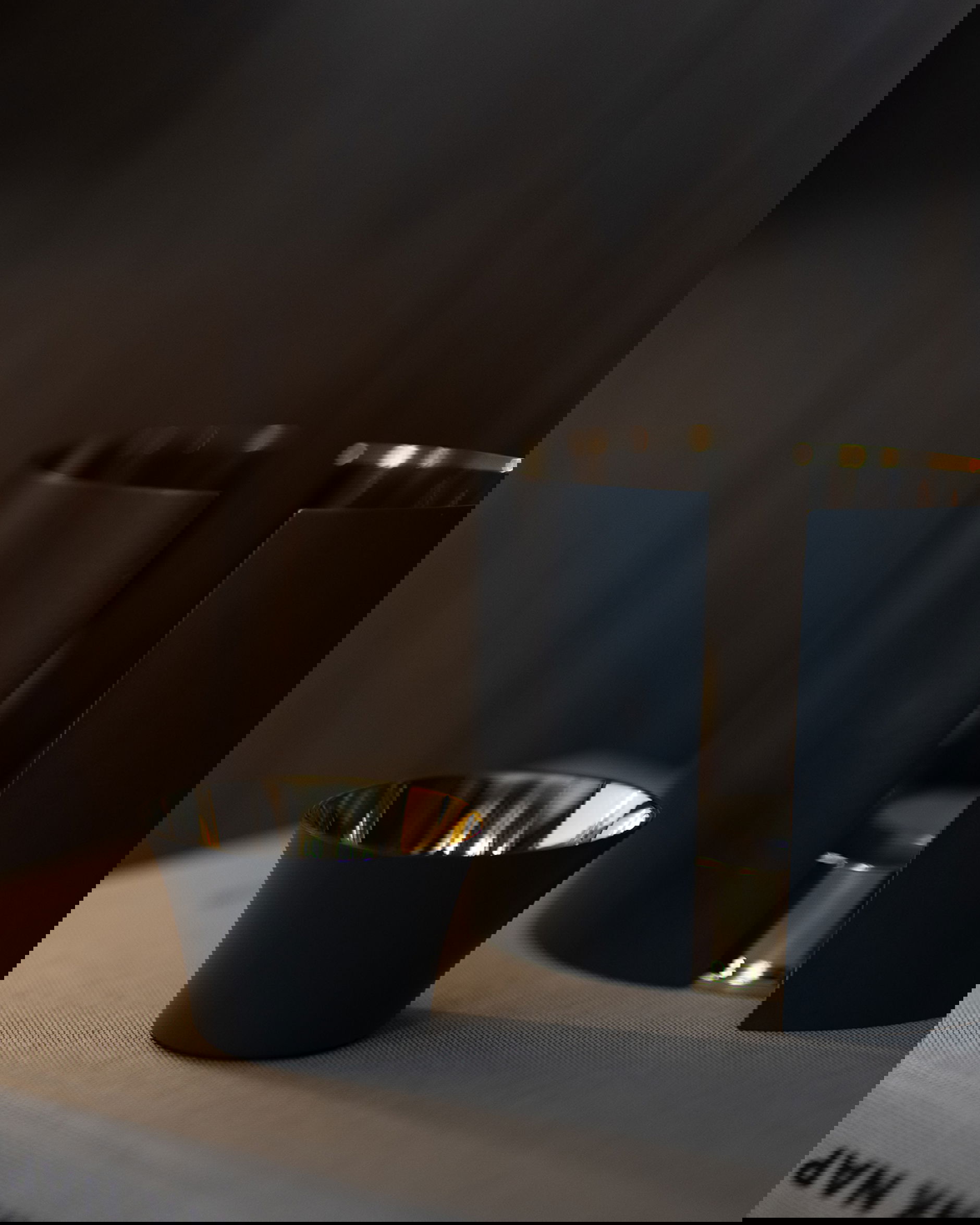 Kin ljushållare svart 3-pack