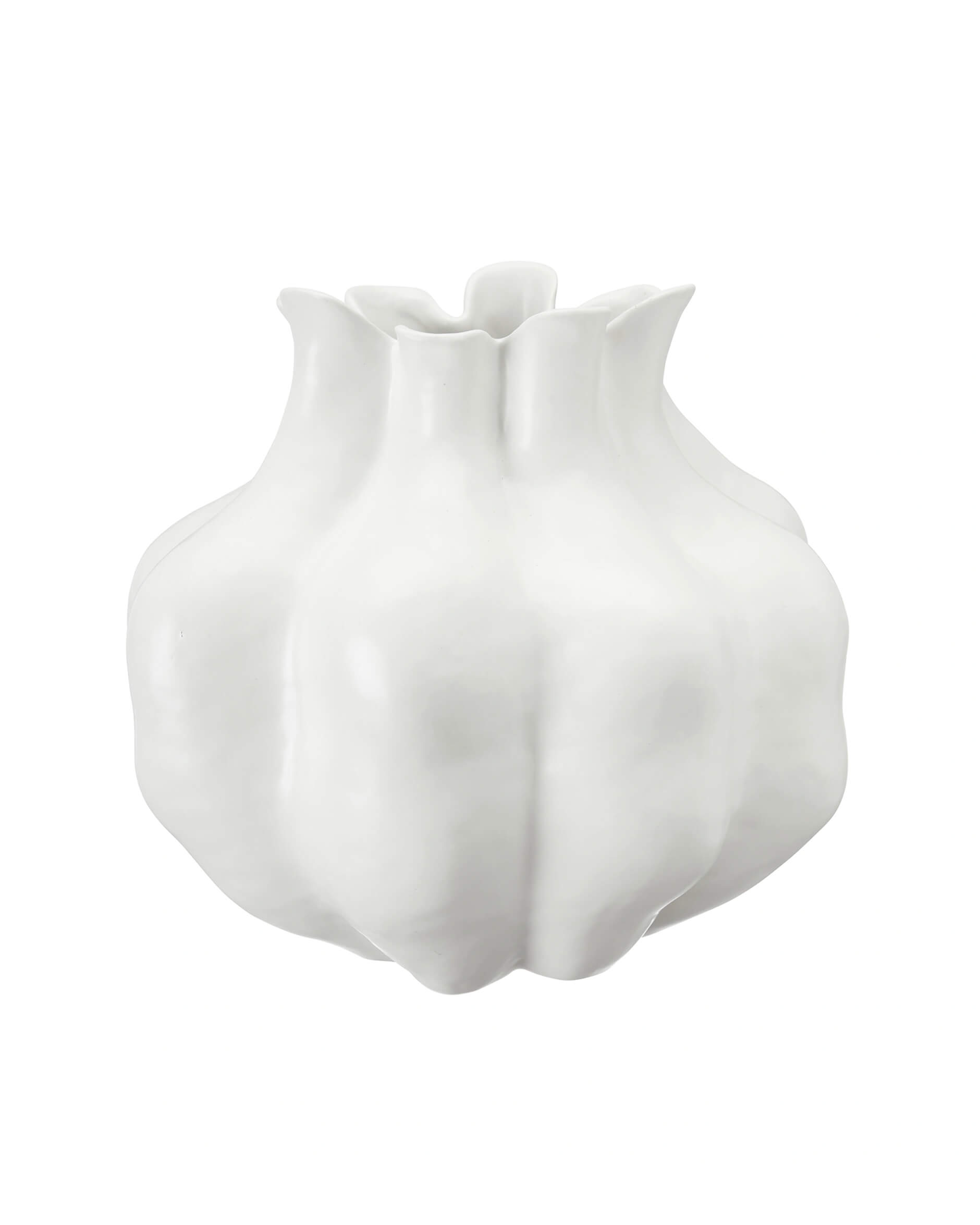 Violet Vase White L