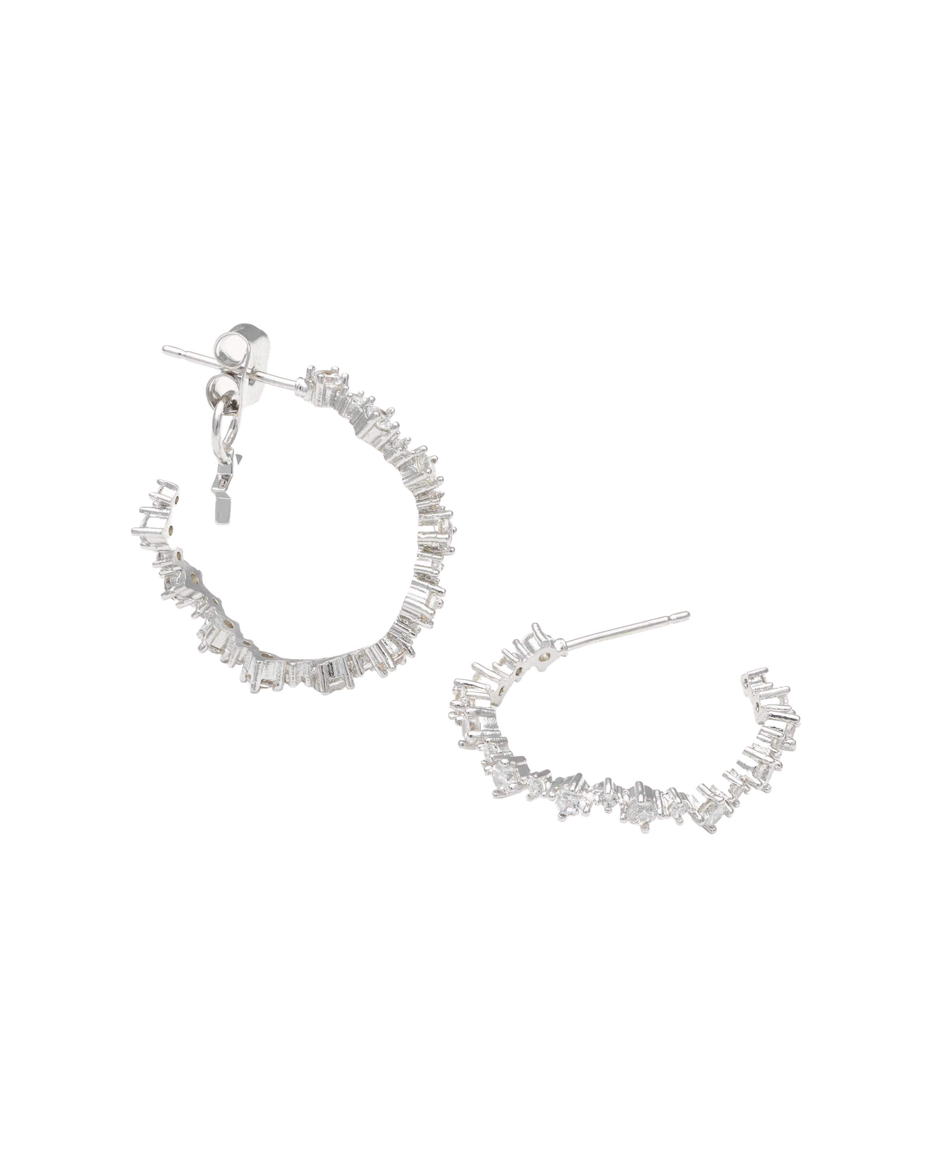 Capella Hoops Earrings Crystal