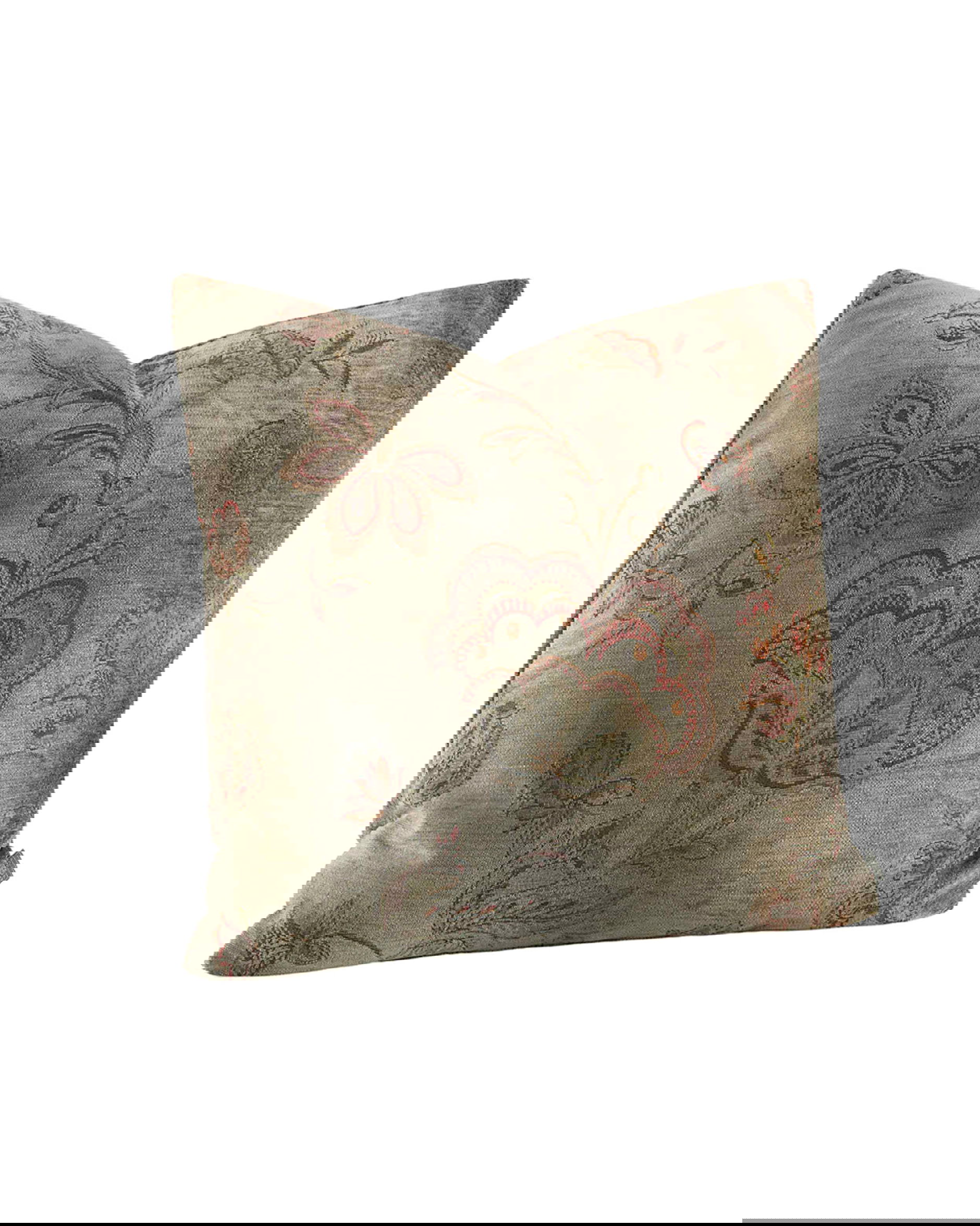 Miralago Flower -tyynynpäällinen taupe OUTLET