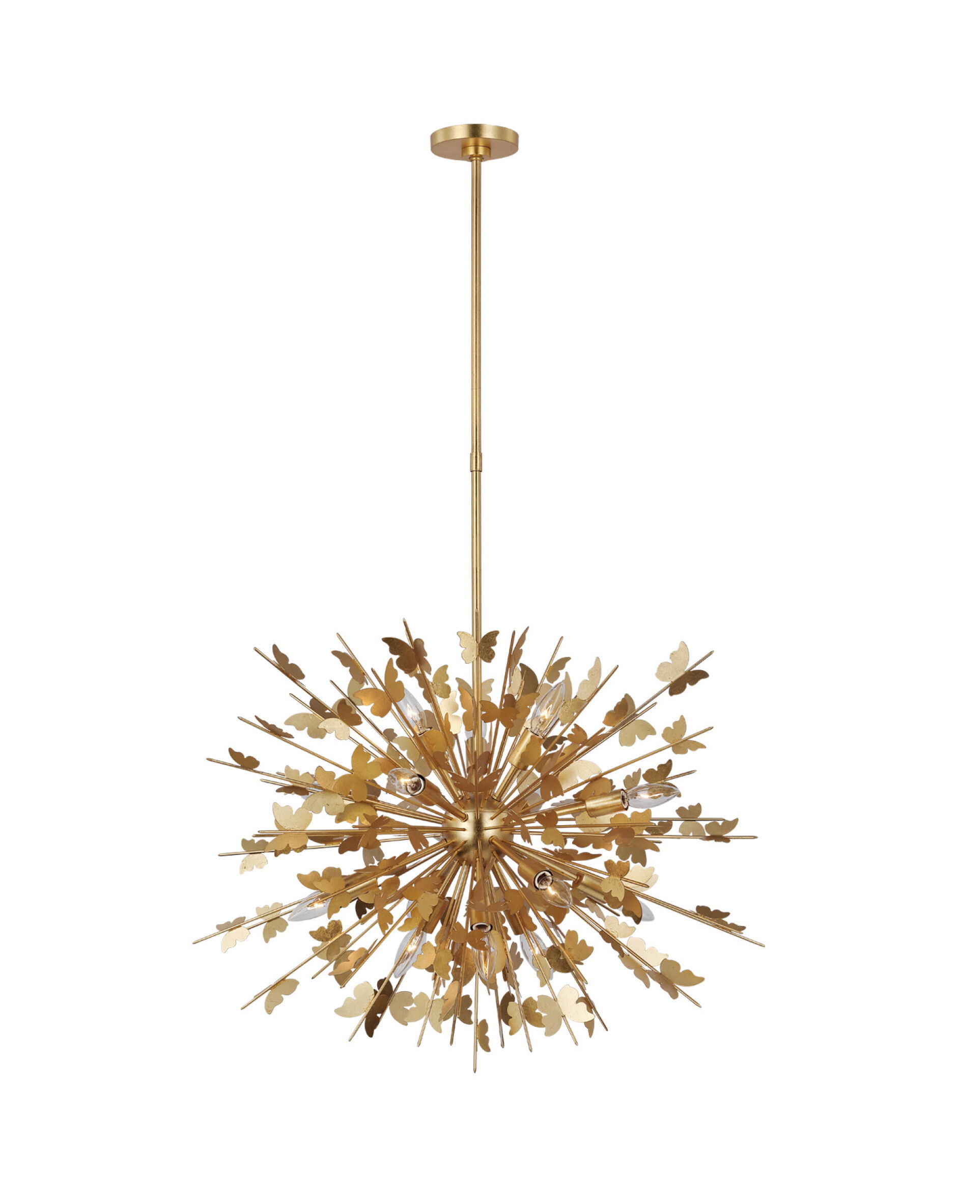 Farfalle takkrona guld M