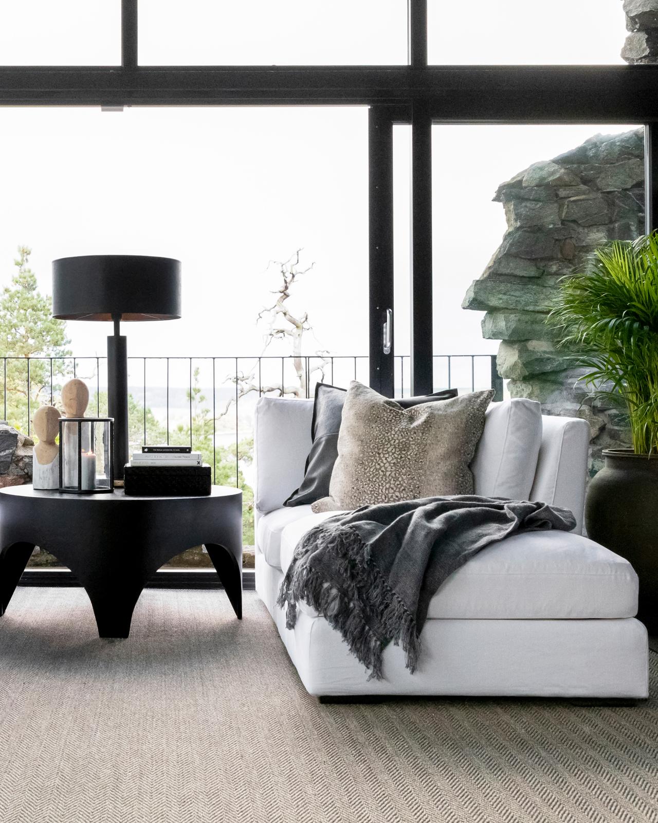 Melba Cushion Cover Grey OUTLET