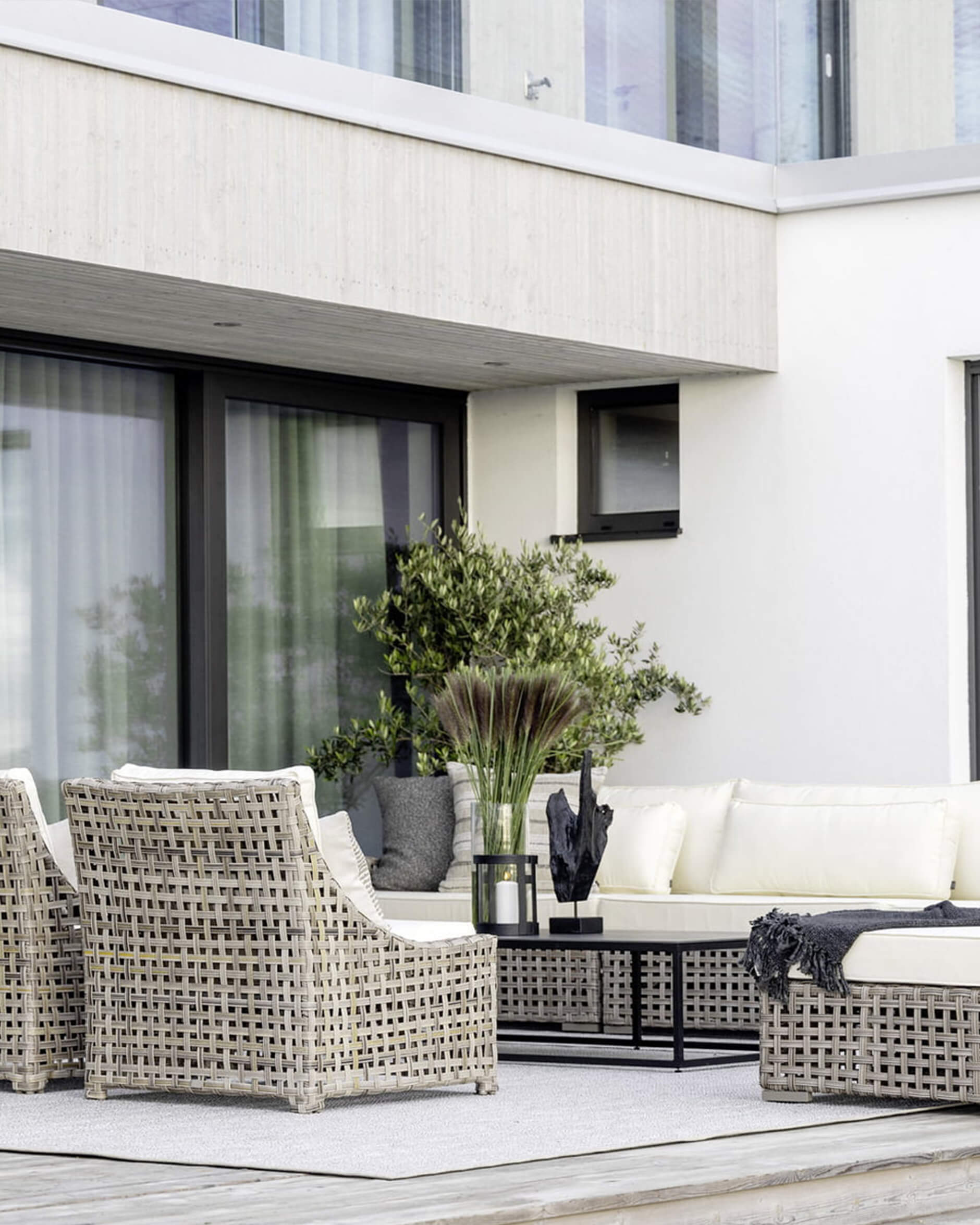 Romano soffbord grafit