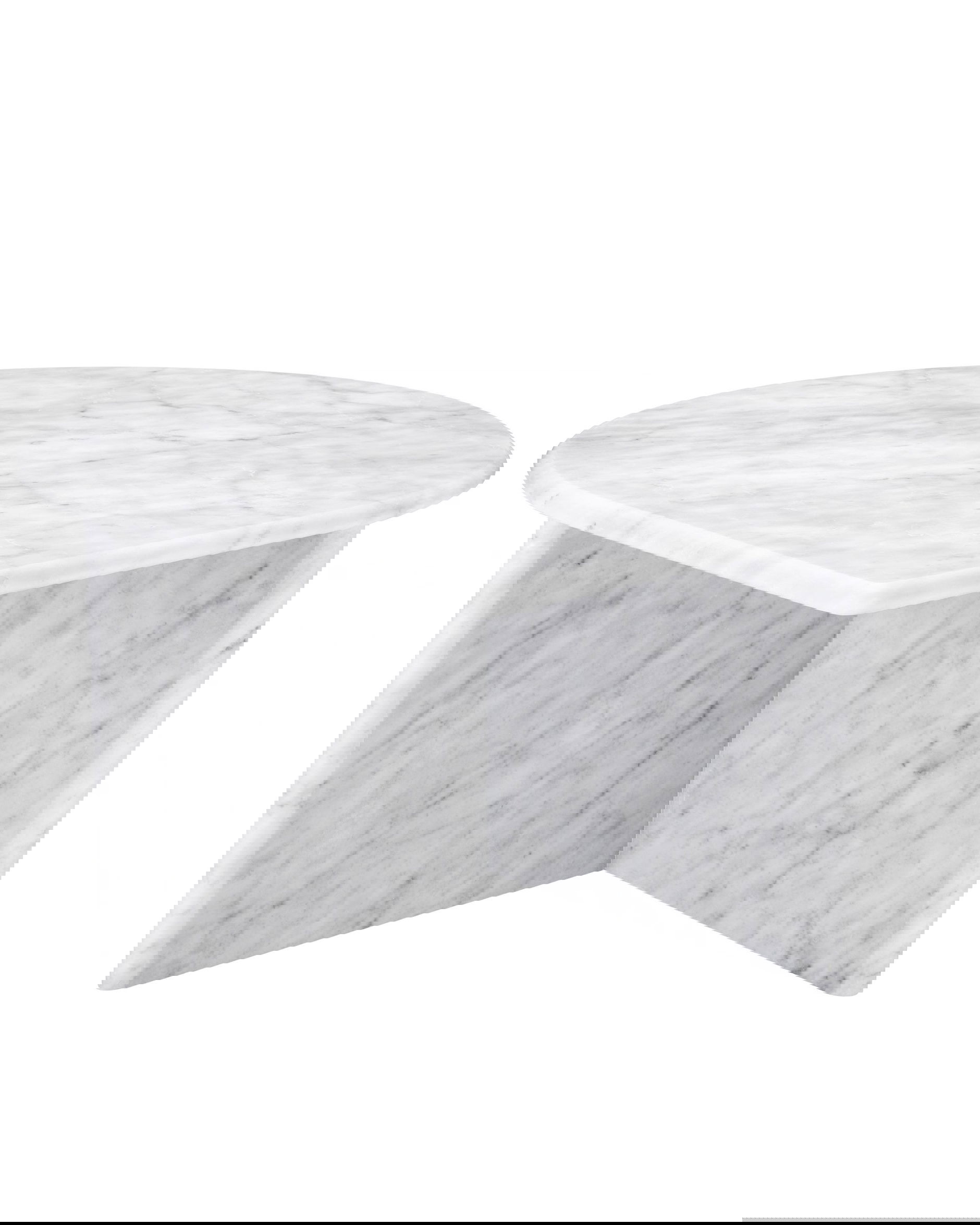 Naples satsbord marmor vit