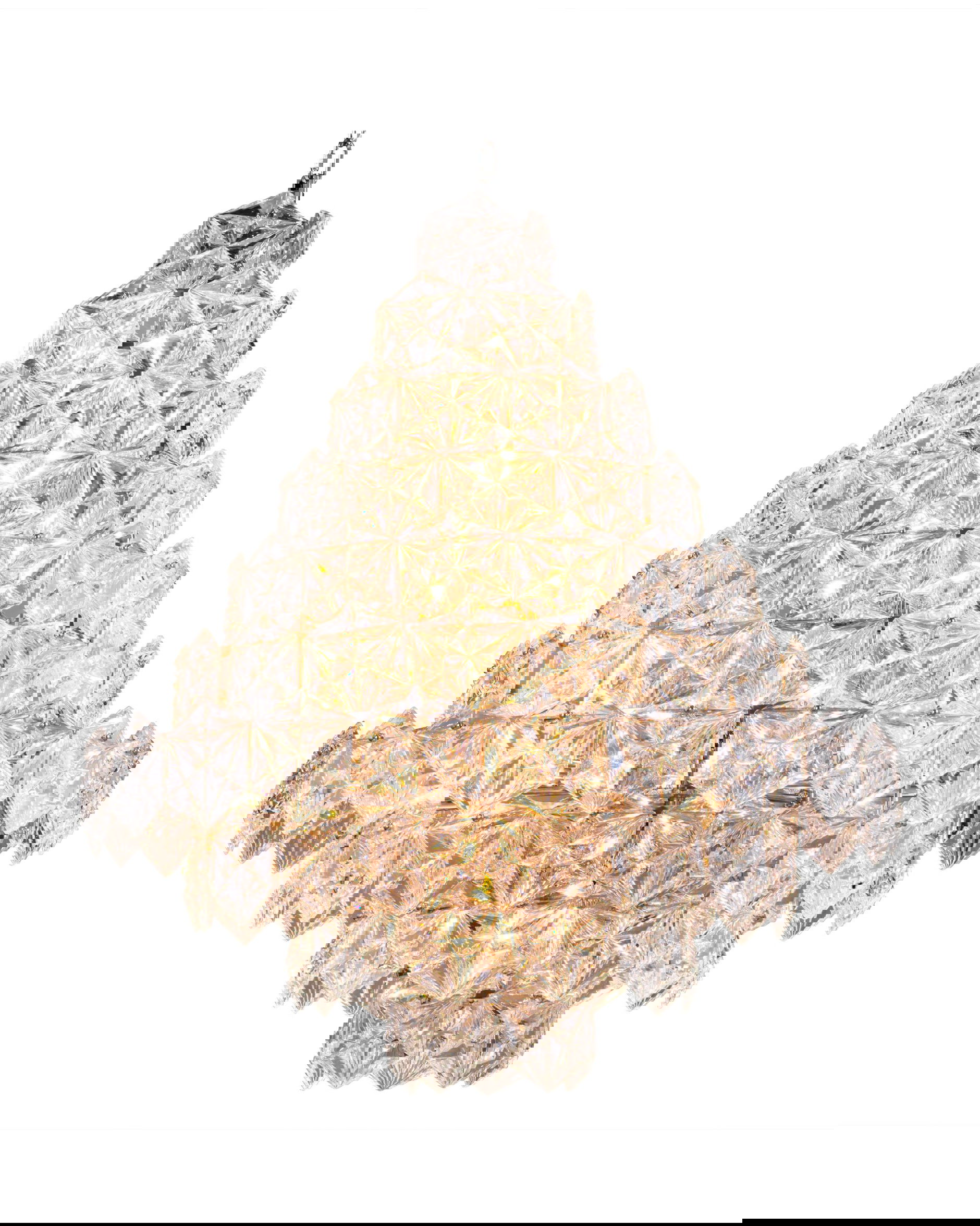 Hermitage lysekrone nikkel L