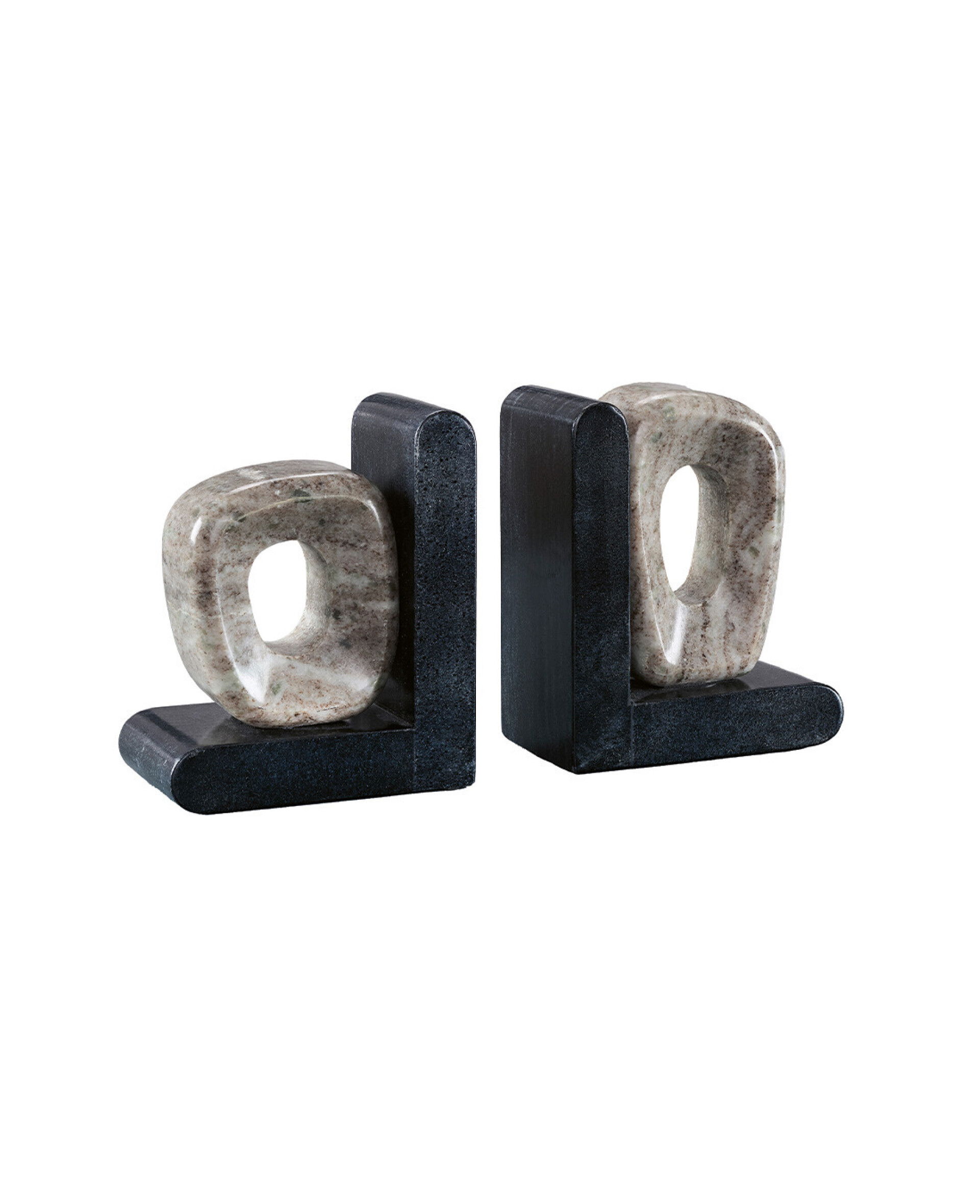 Hera Buchstützen beige 2er-Set