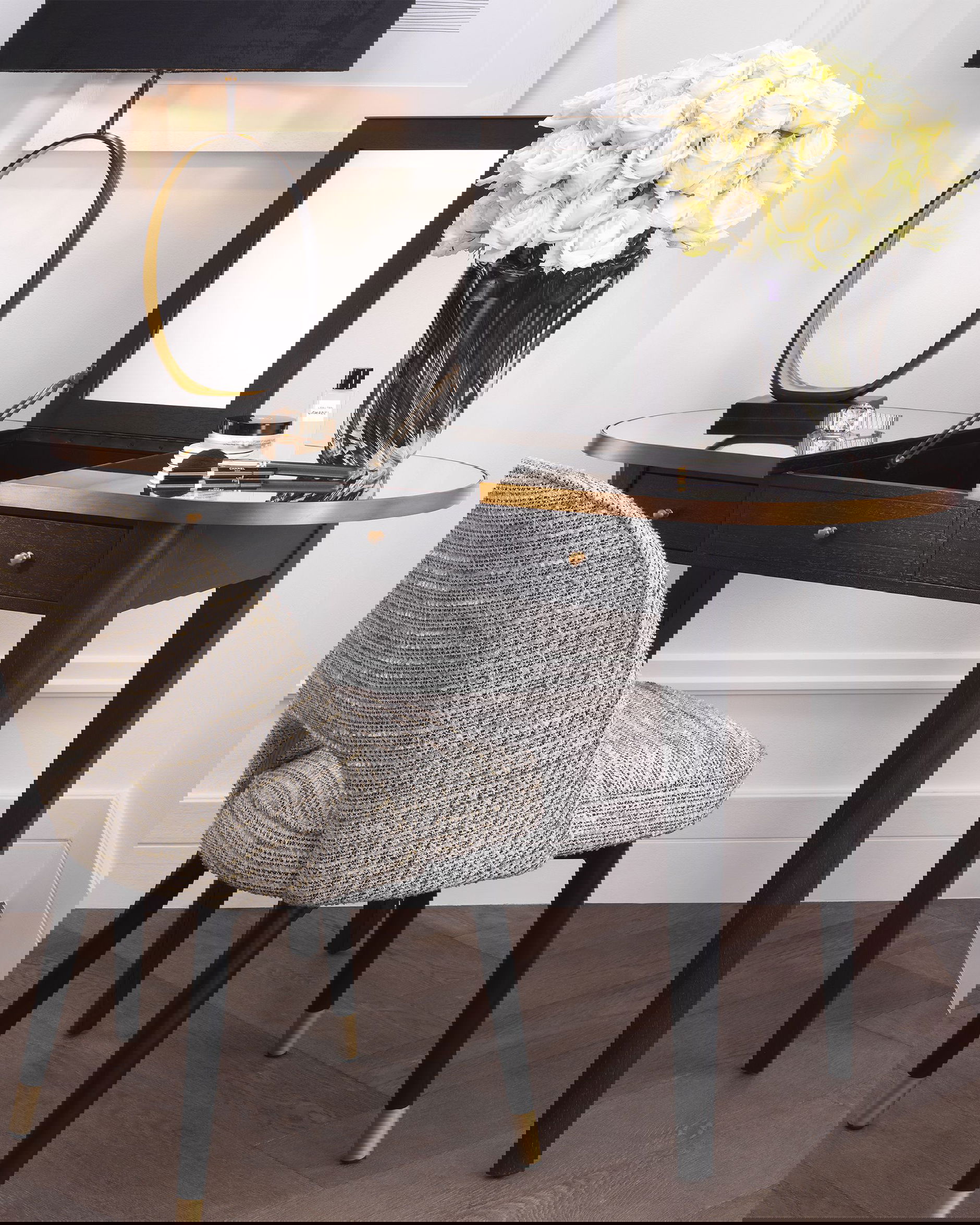 Toulouse sminkbord charcoal grey