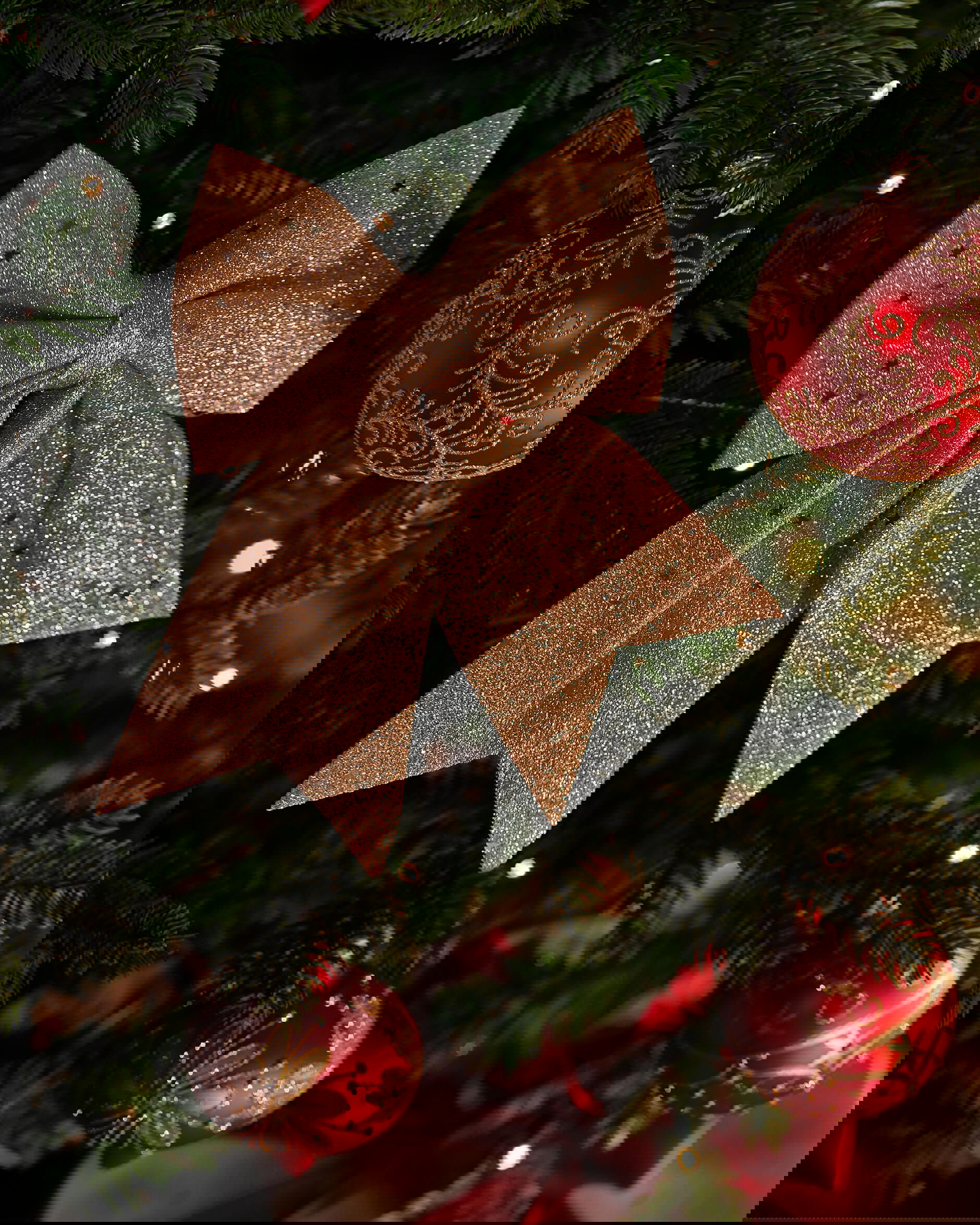 Rory rosett juldekoration champagne