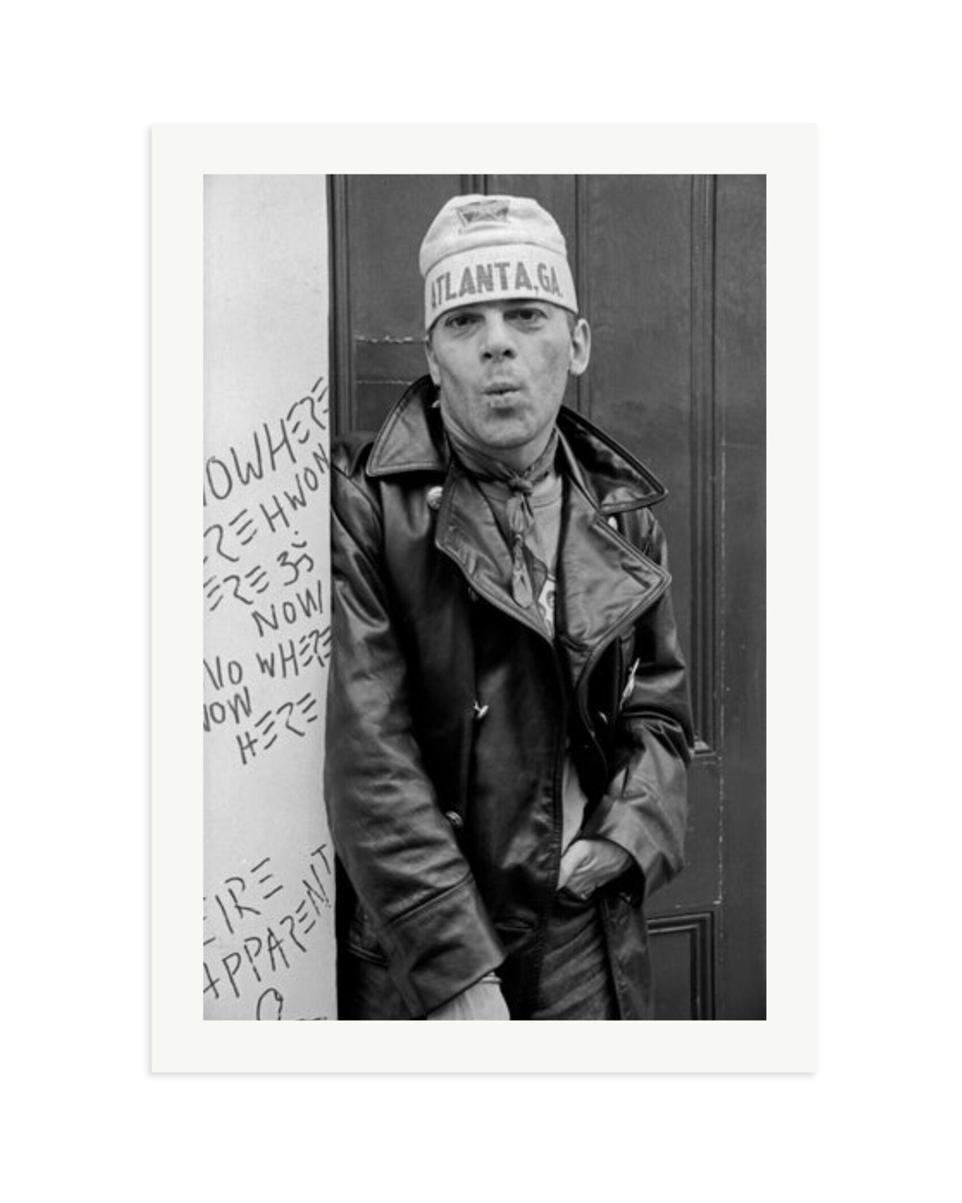 Ian Dury Outside Stiff Records 1978 London Print Only / XXL