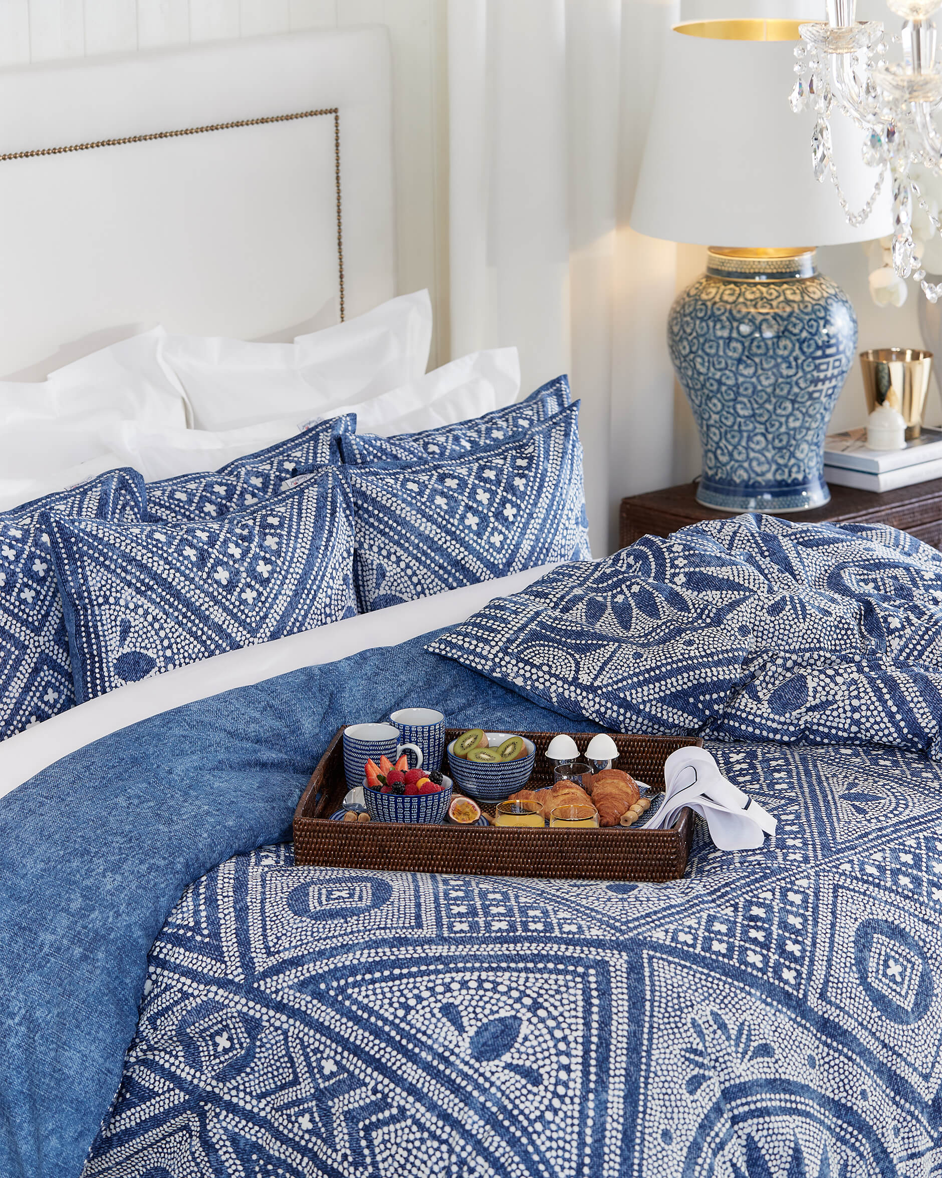 Linton sänggavel off-white