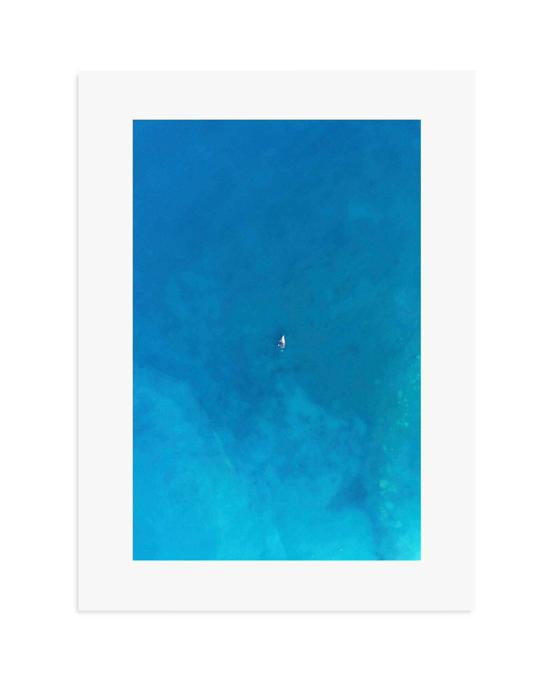 Lonely boat Print Only / XL