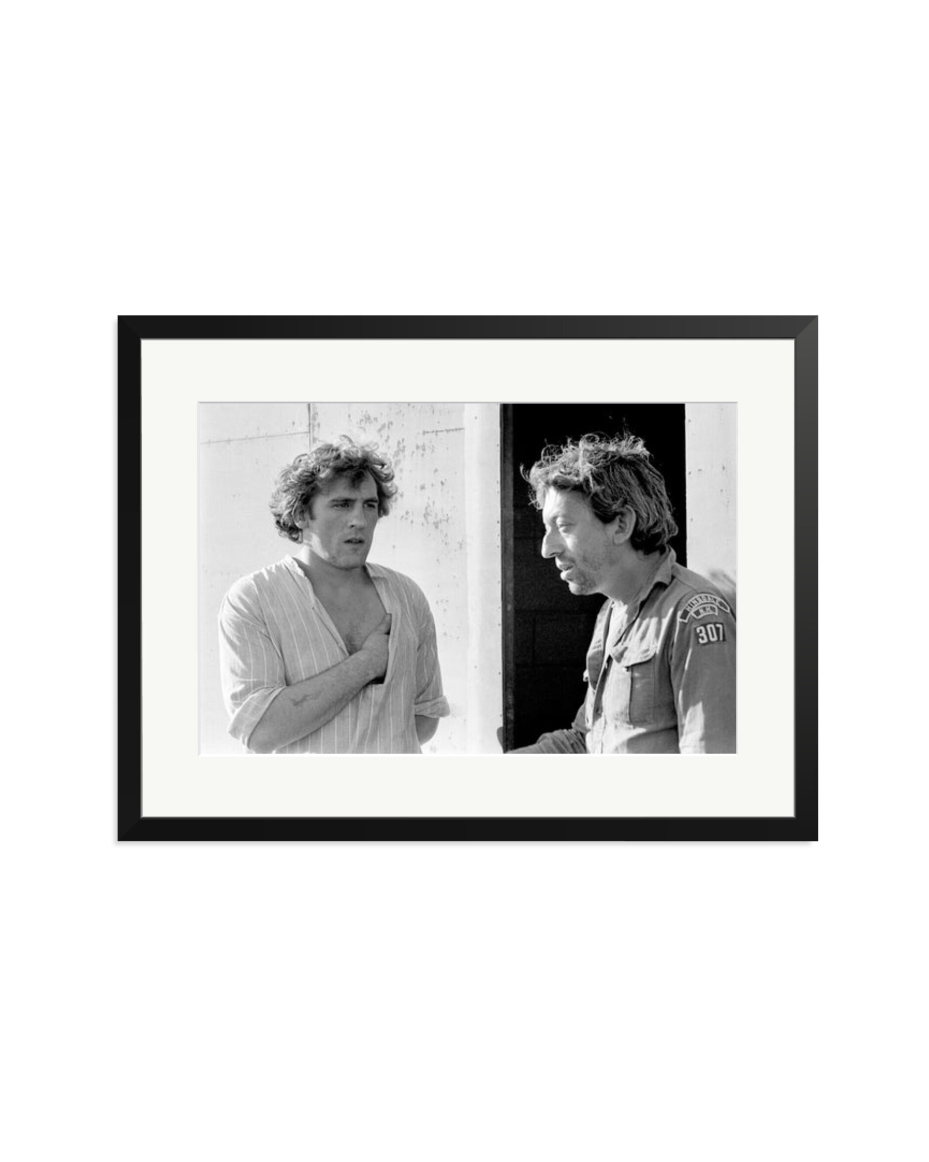 Gerard Depardieu and Serge Gainsbourg Black / XL