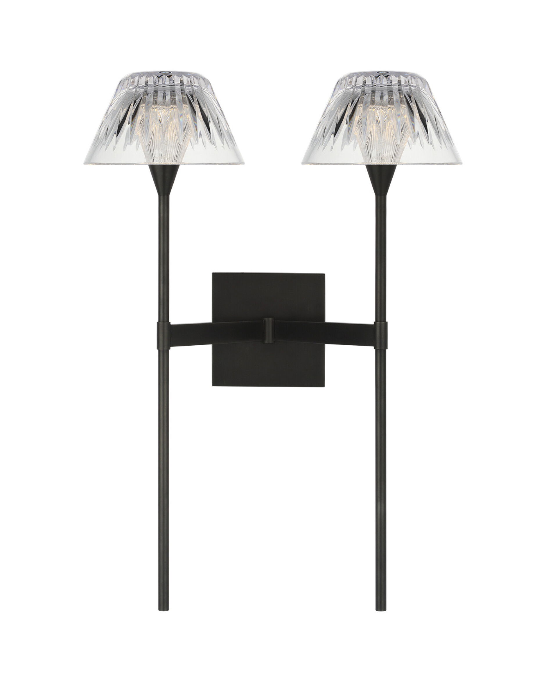 Blaze 19" 2l tail vägglampa brons