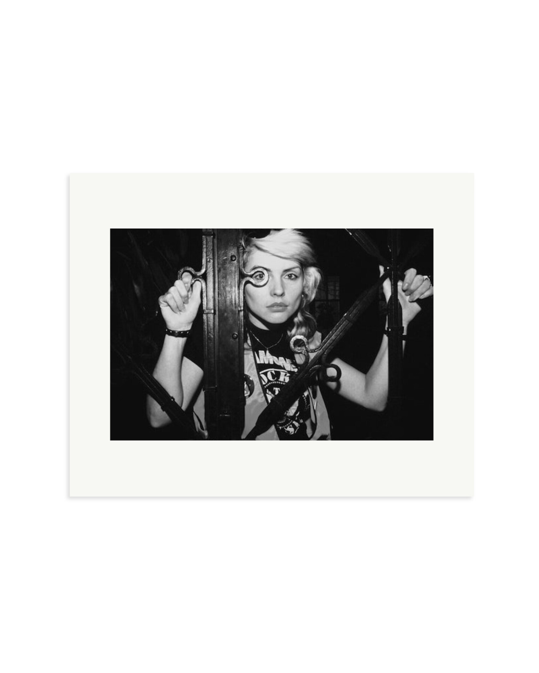 Debbie Harry of Blondie Black & White Print Only / Medium