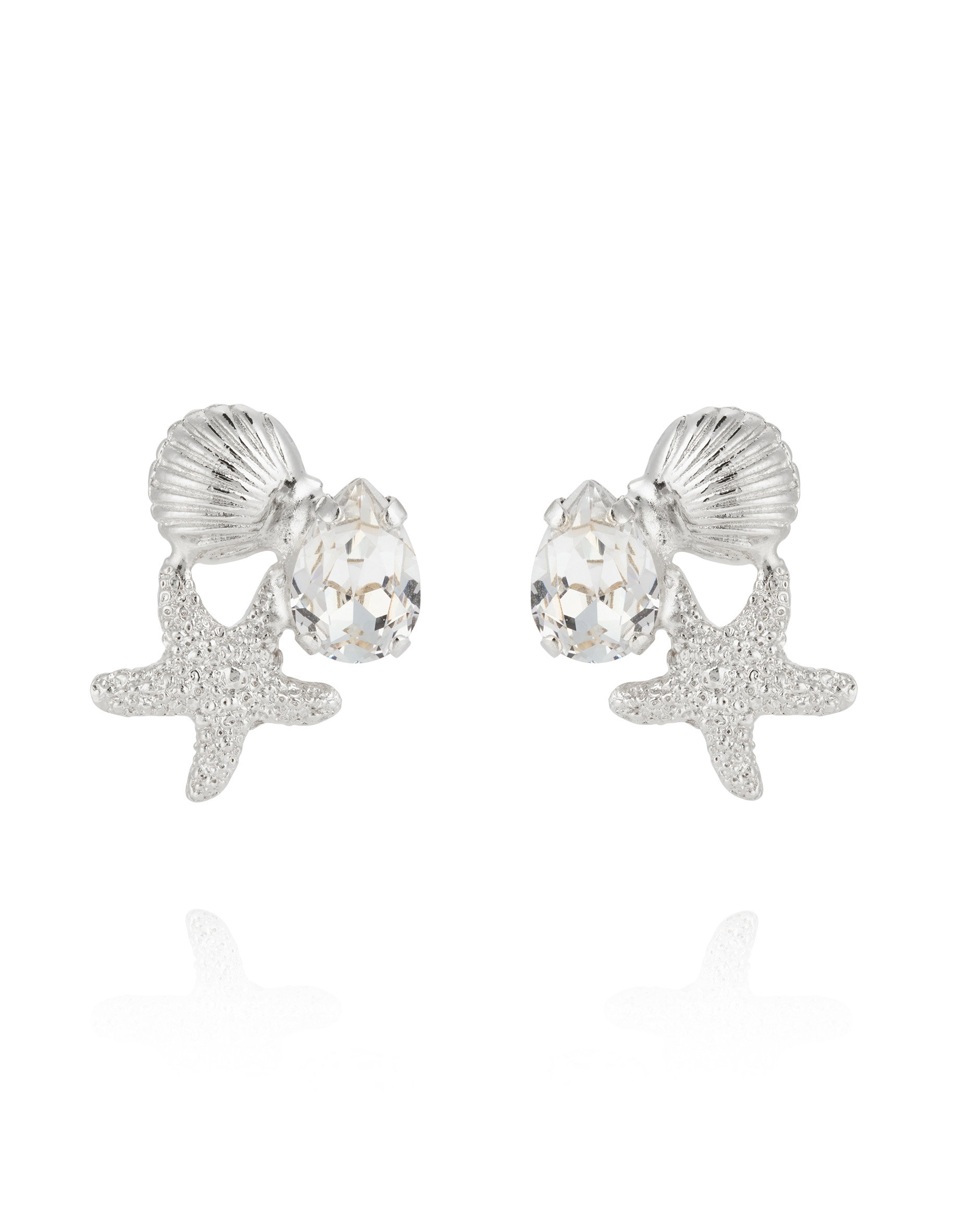 Caroline Svedbom Seascape-korvakorut crystal rhodium
